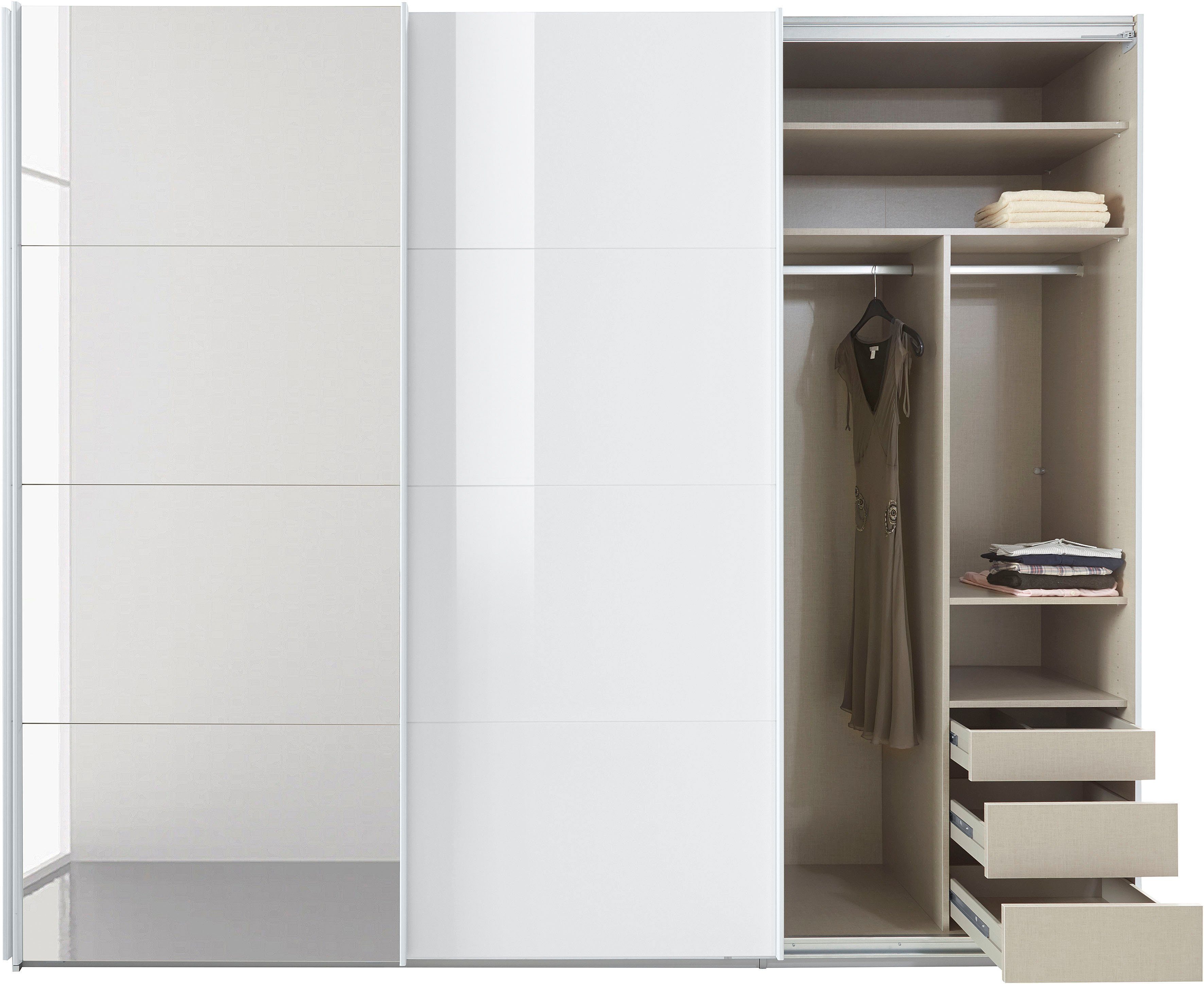 rauch Zweefdeurkast Kledingkast kast garderobe TOPSELLER OTELI incl. binnenindeling
