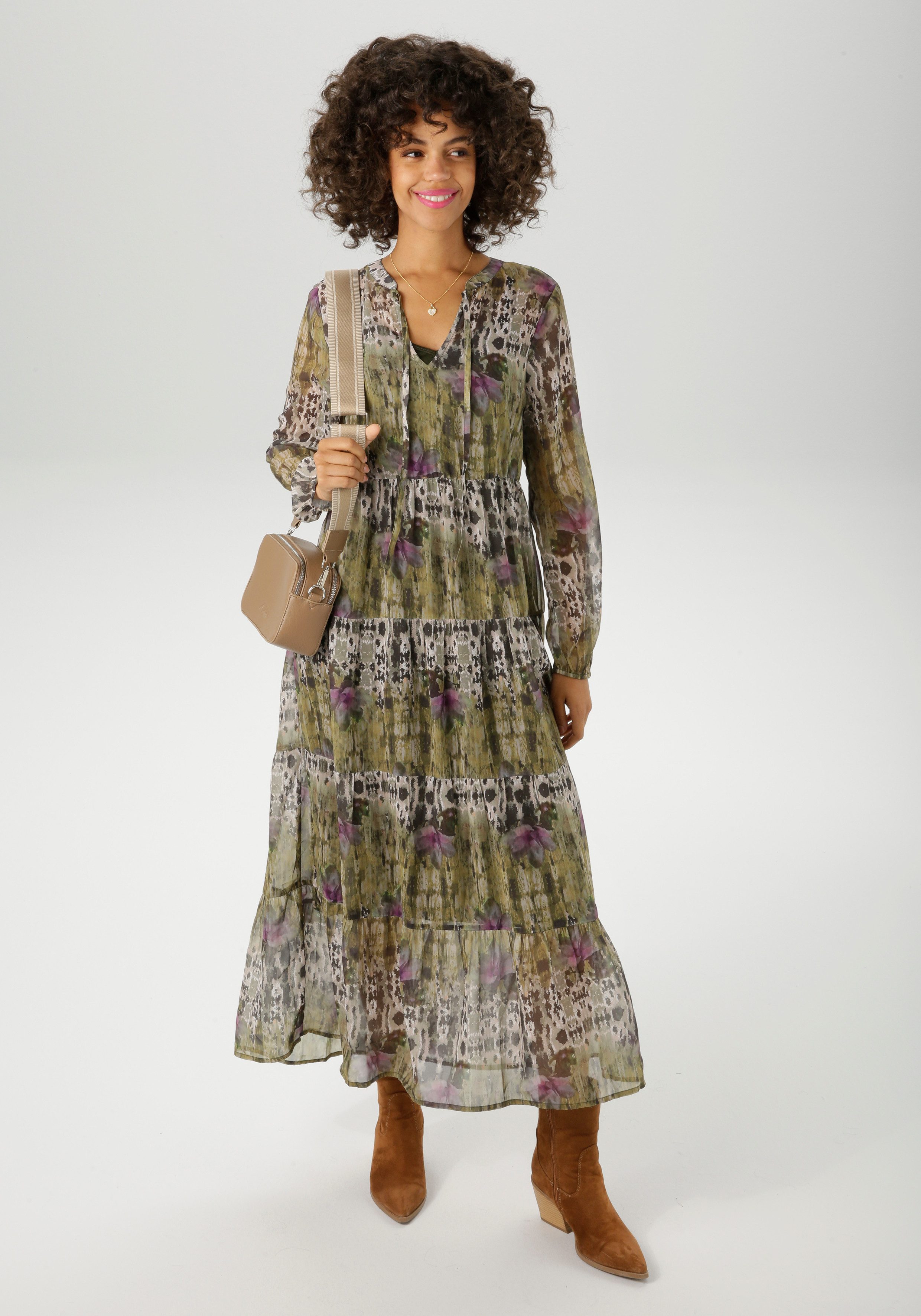Aniston CASUAL Maxi-jurk (Met onderjurk)
