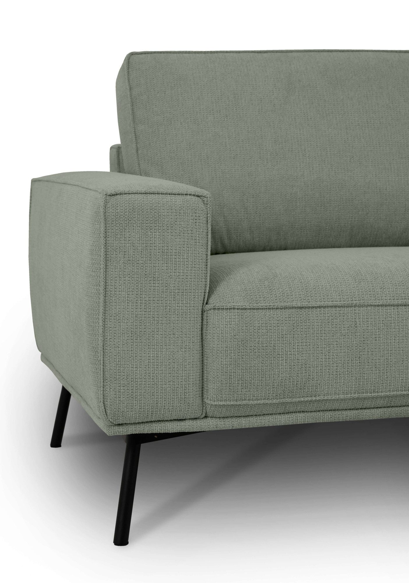 andas Hoekbank Vosby Breedte 260 cm, chenille, met decoratieve kedernaad
