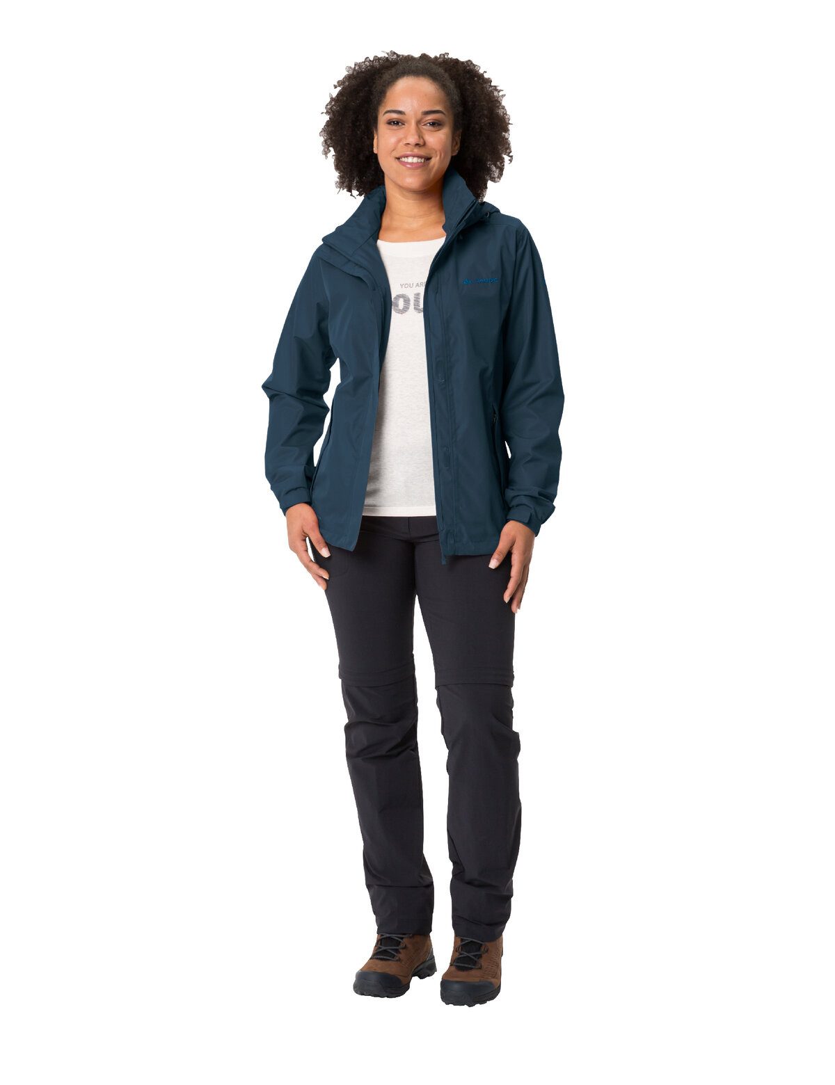VAUDE Outdoorjack WOMEN'S ESCAPE LIGHT JACKET Waterdicht & winddicht & ademend (1 stuk)