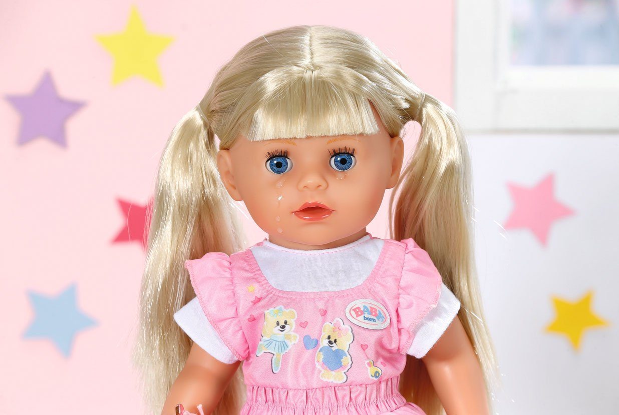 Baby Born Staande pop Kleuterschool Little Sister, 36 cm