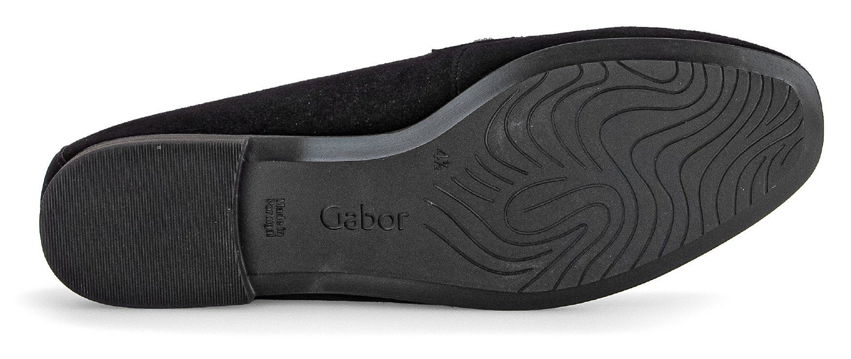 Gabor Loafers Slipper, feestdagsschoen, instapschoen met edel sieraandeel