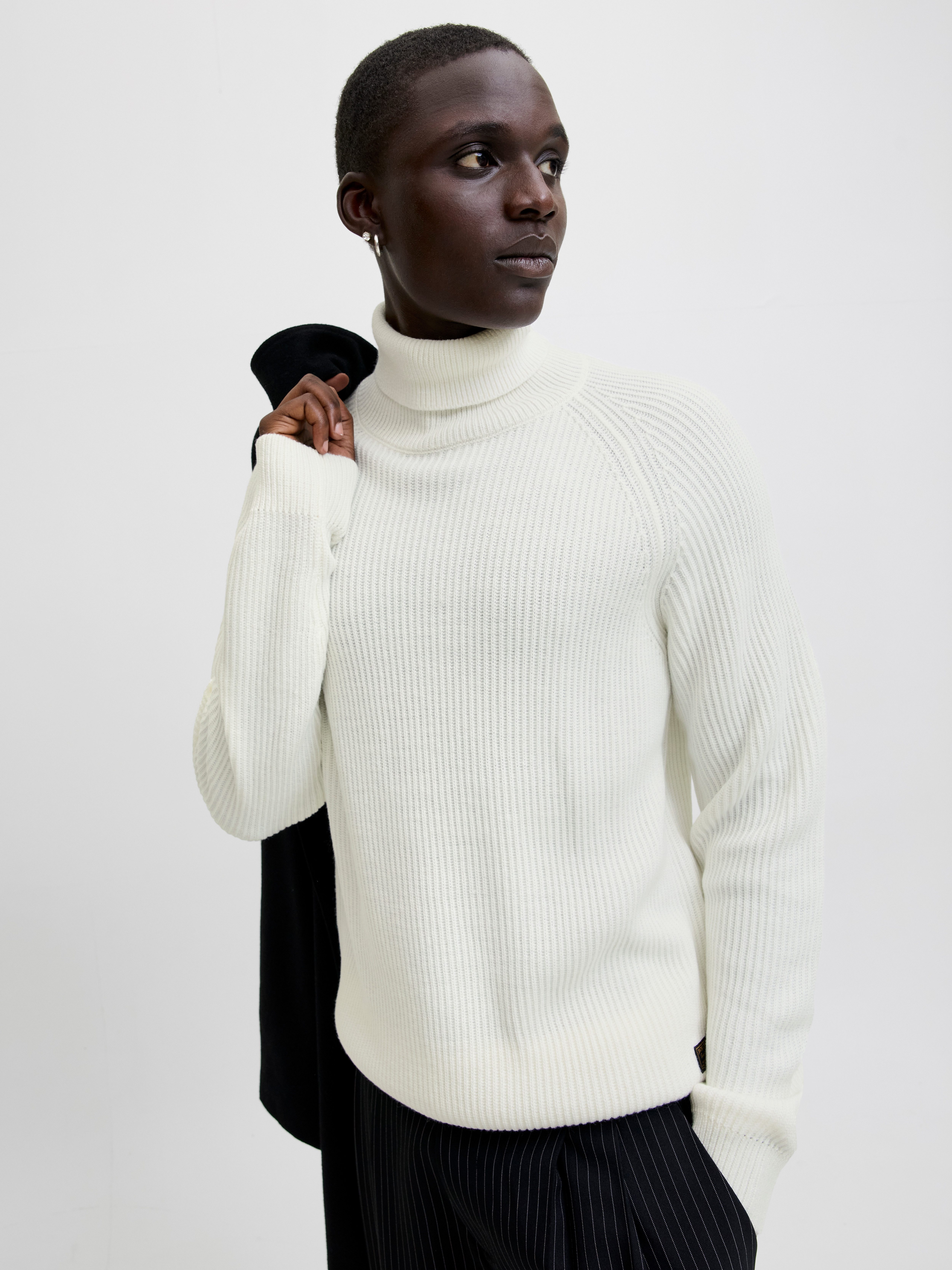 Jack & Jones Coltrui JJPANNEL KNIT ROLL NECK AW25