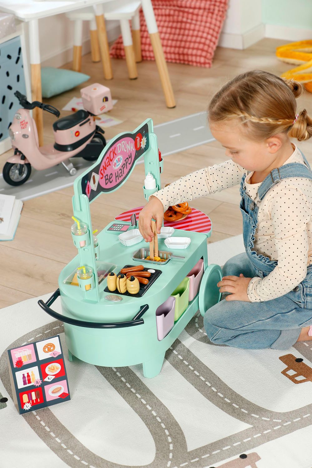 Baby Born Poppentafel Snackwinkel met geluidseffect