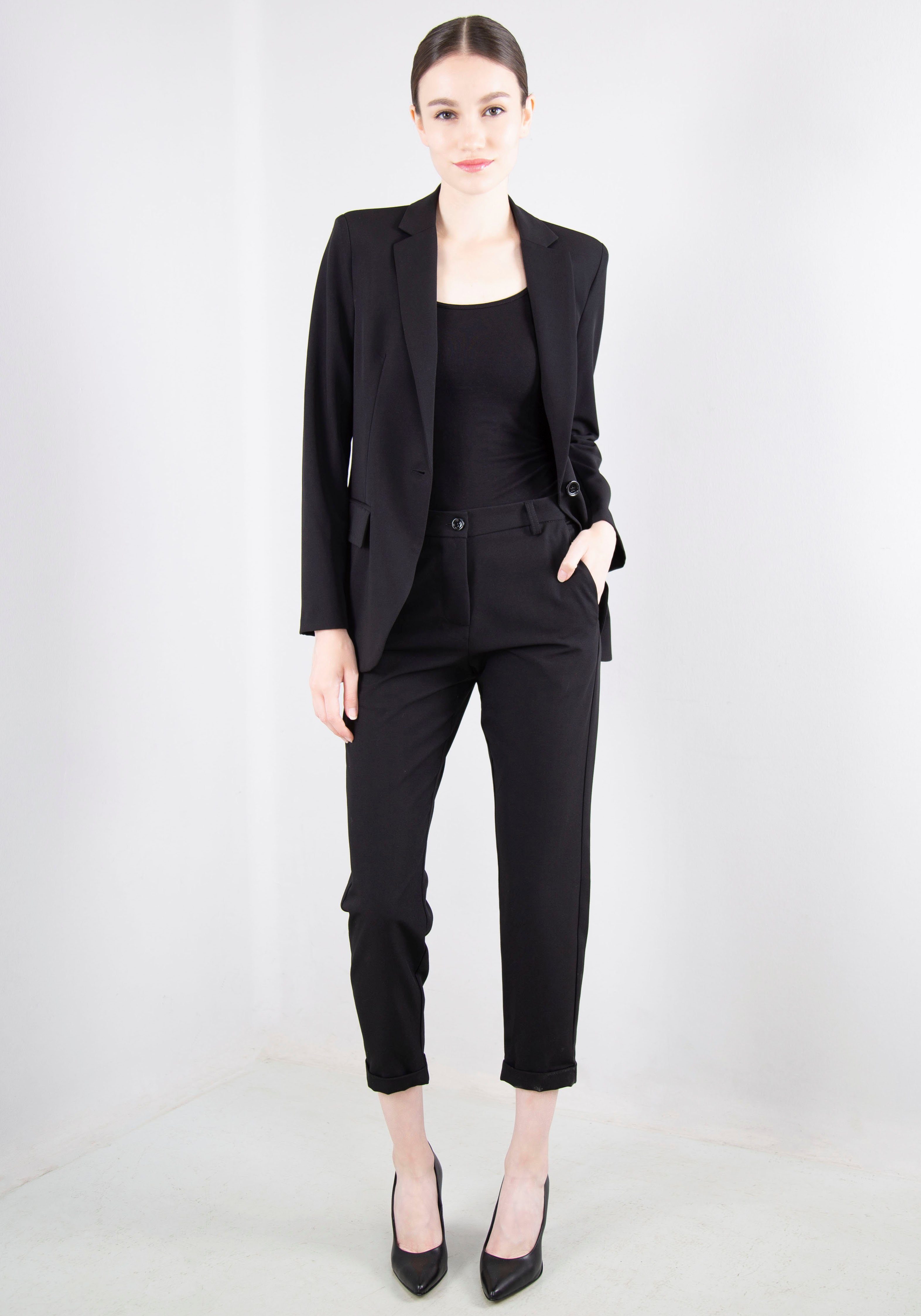 IMPERIAL Pantalon IMP-PTA9CD met omslagzoom