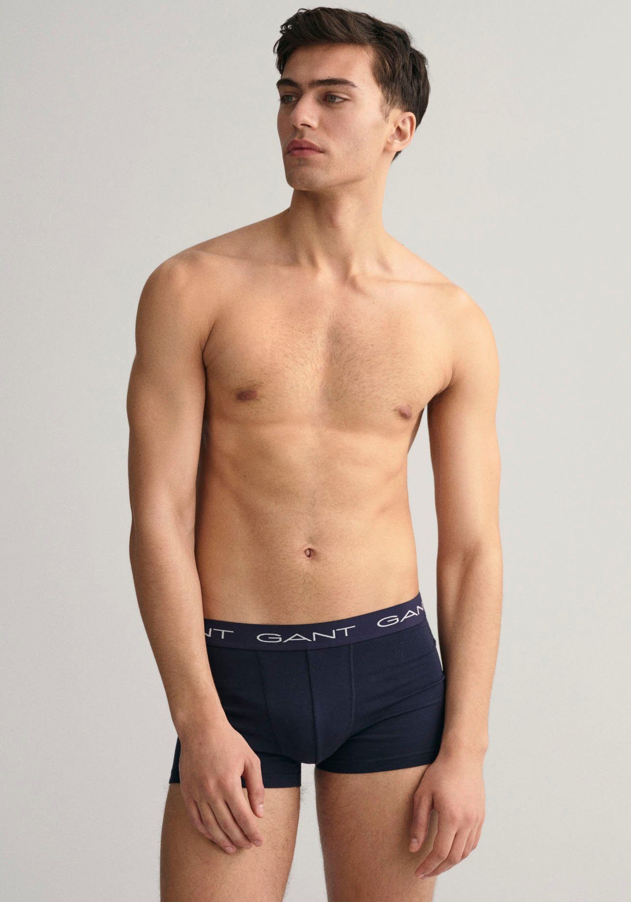 Gant Boxershort met elastische logoband (set, 3 stuks, 3)