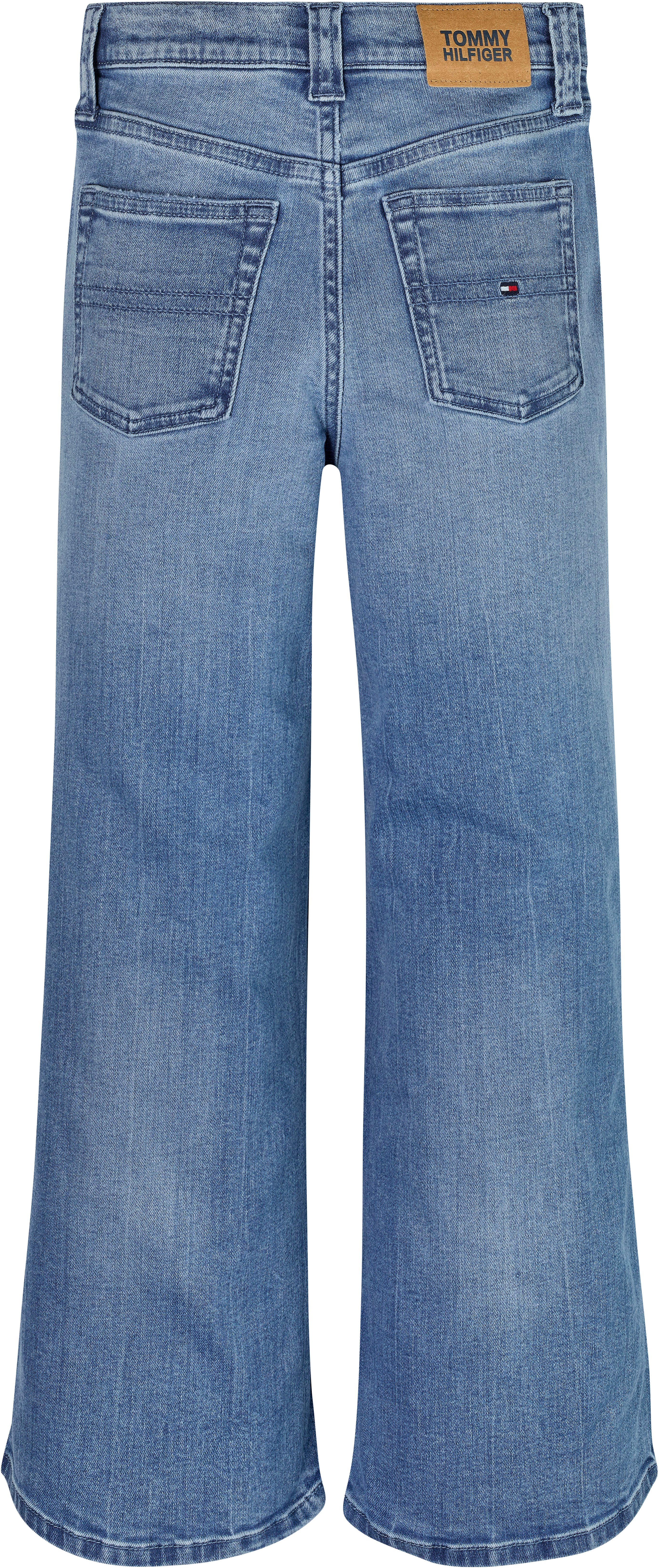 Tommy Hilfiger Straight jeans MABEL VINTAGE STRAIGHT DENIM Kinderen tot 16 jaar met logostiksel