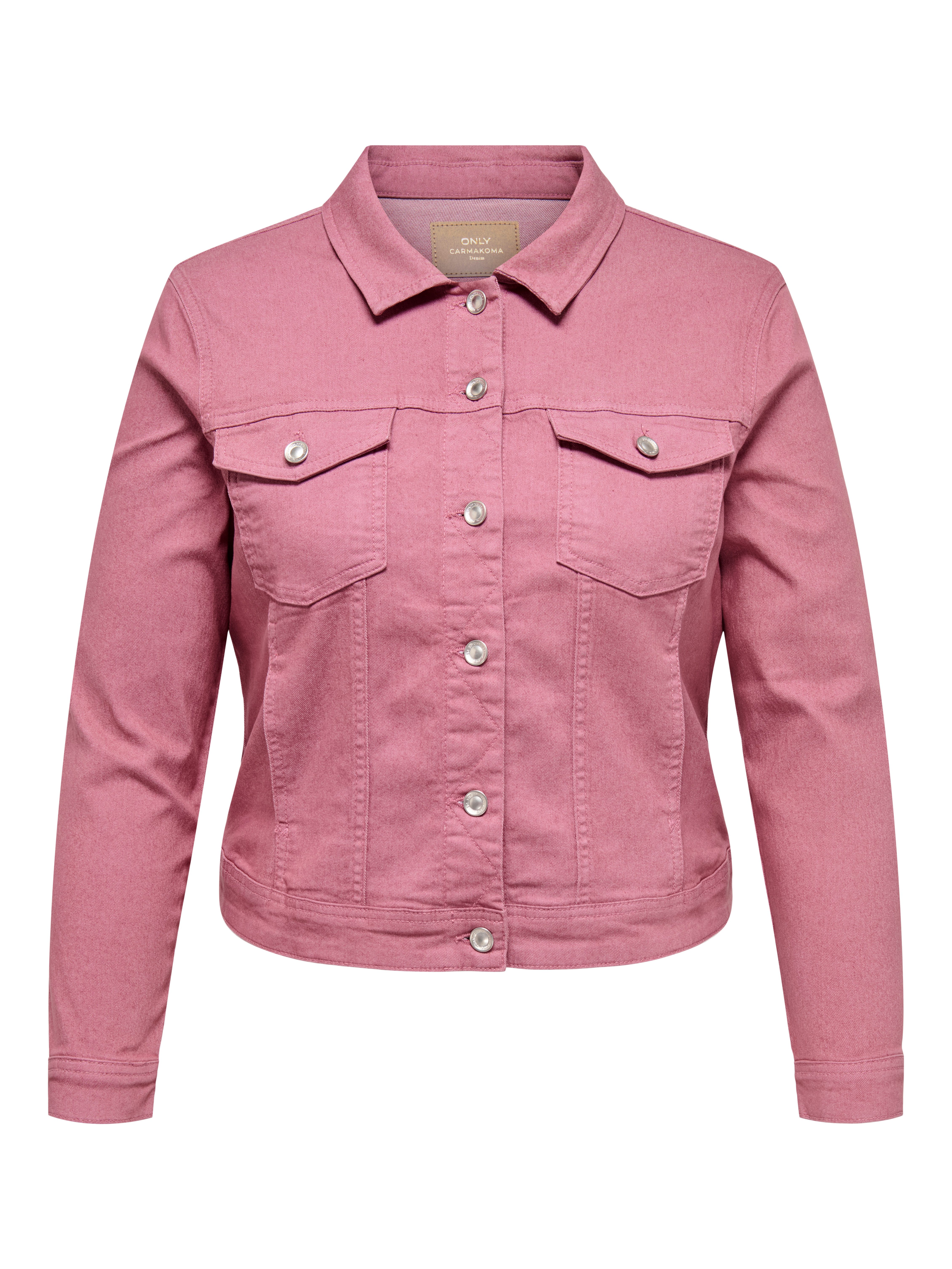 ONLY CARMAKOMA Jeansjack CARWESPA COLOUR DENIM JACKET DNM