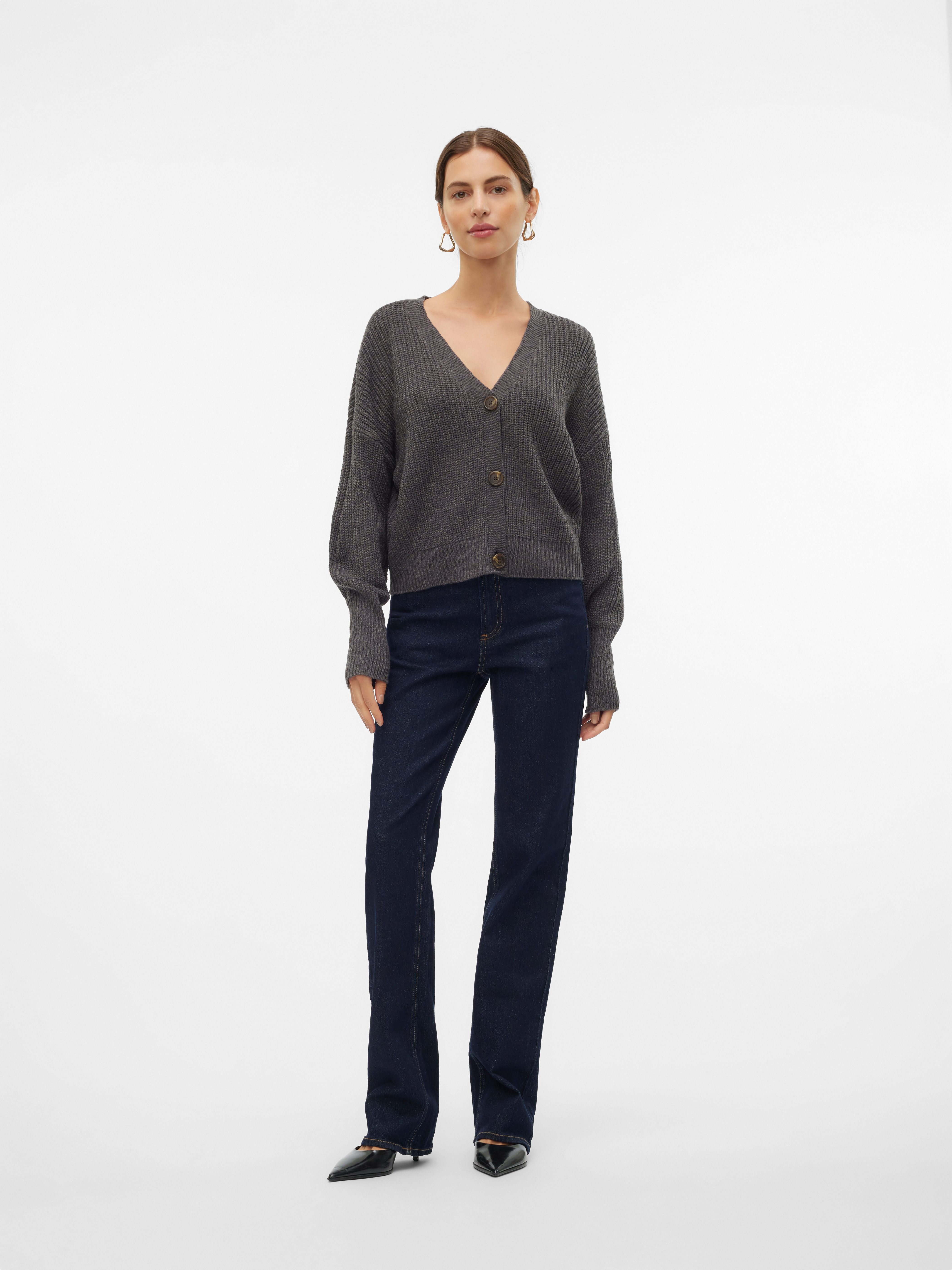 Vero Moda Vest VMLEA LS V-NECK CUFF CARDIGAN