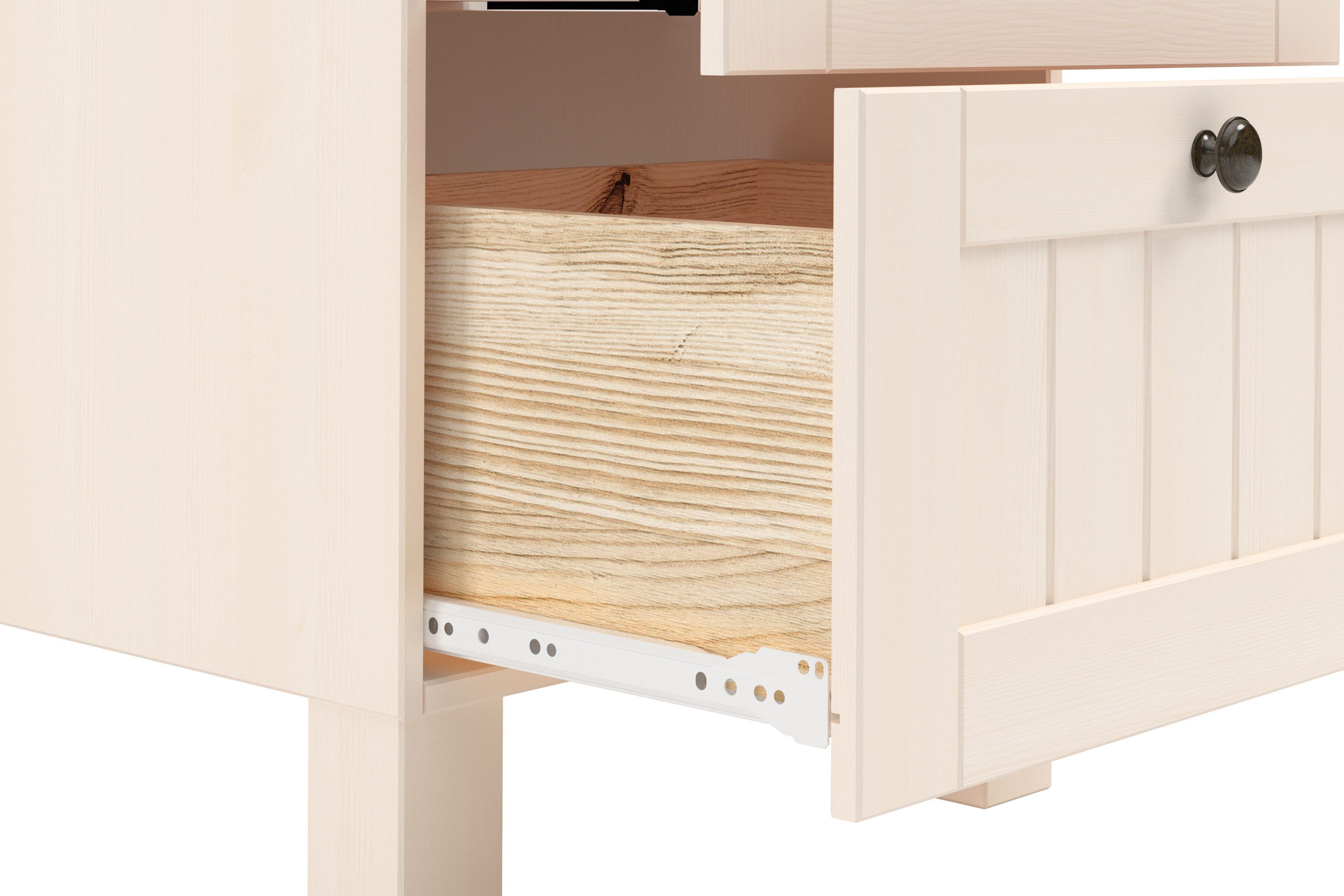 Home affaire Onderkast Alby2 , met metalen handgrepen, breedte 50 cm