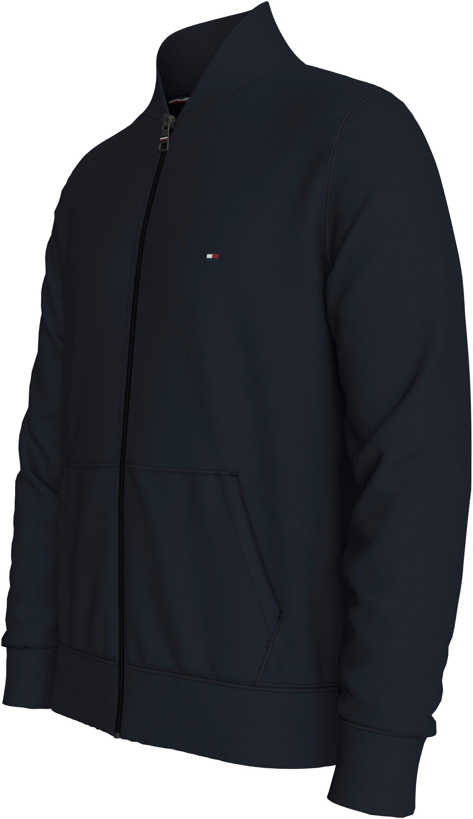 Tommy Hilfiger Sweatvest FLAG LOGO BASEBALL ZIP THROUGH