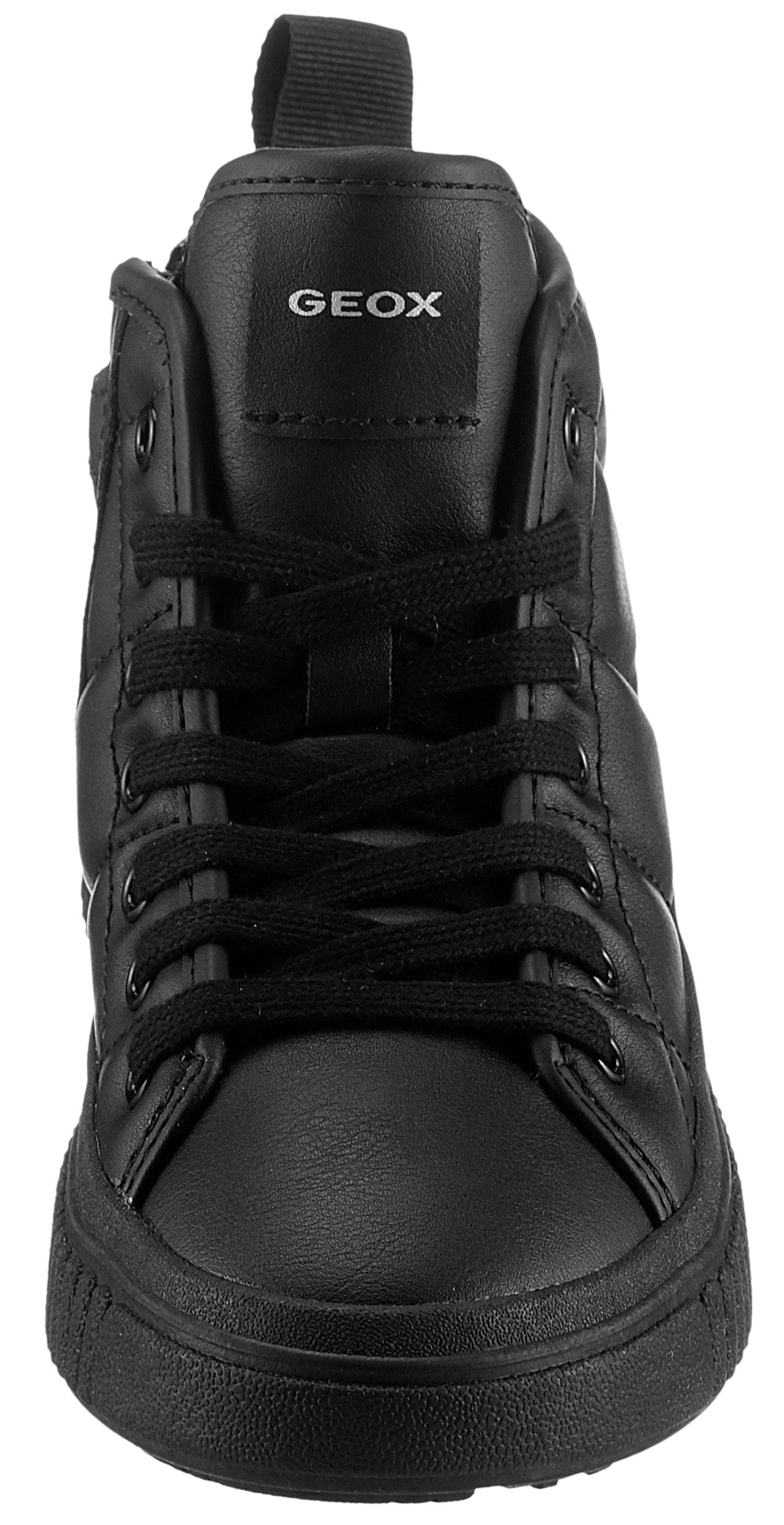 Geox Sneakers J LAQUINNY GIRL B High top sneaker, veterschoenen, vrijetijdsschoen met rits