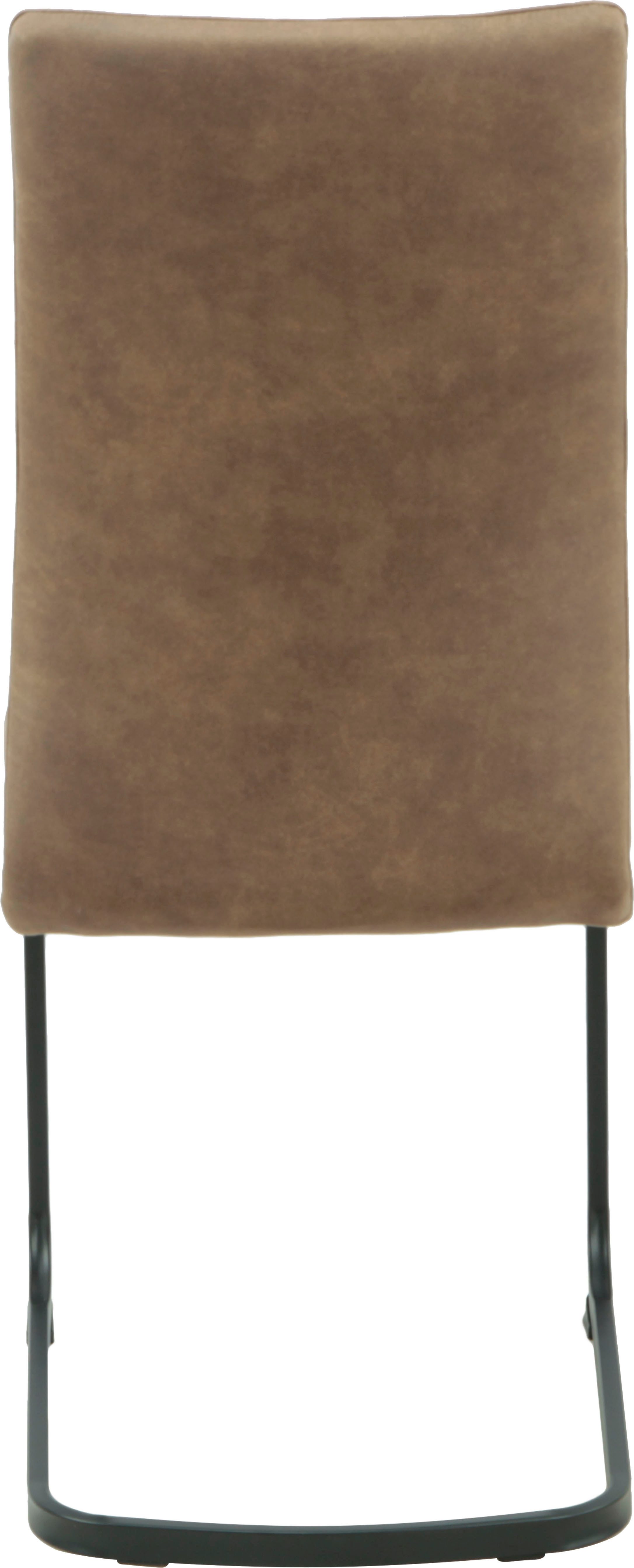HELA Eethoek Spree Eettafel 140x90 cm met dikke rand, microvezel bekleding(4-delig)