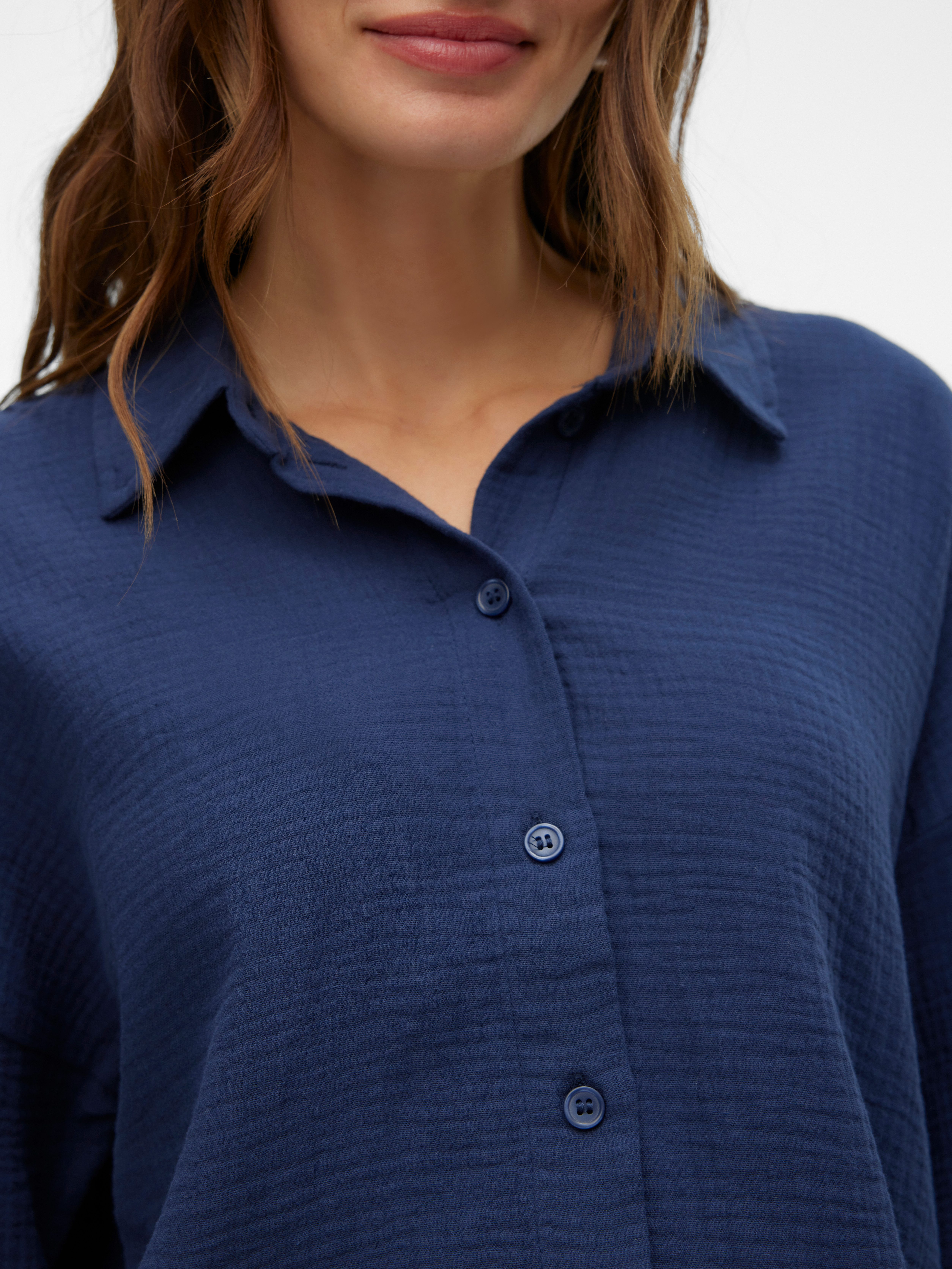 Vero Moda Overhemdblouse VMNATALI CROP SHIRT WVN NOOS