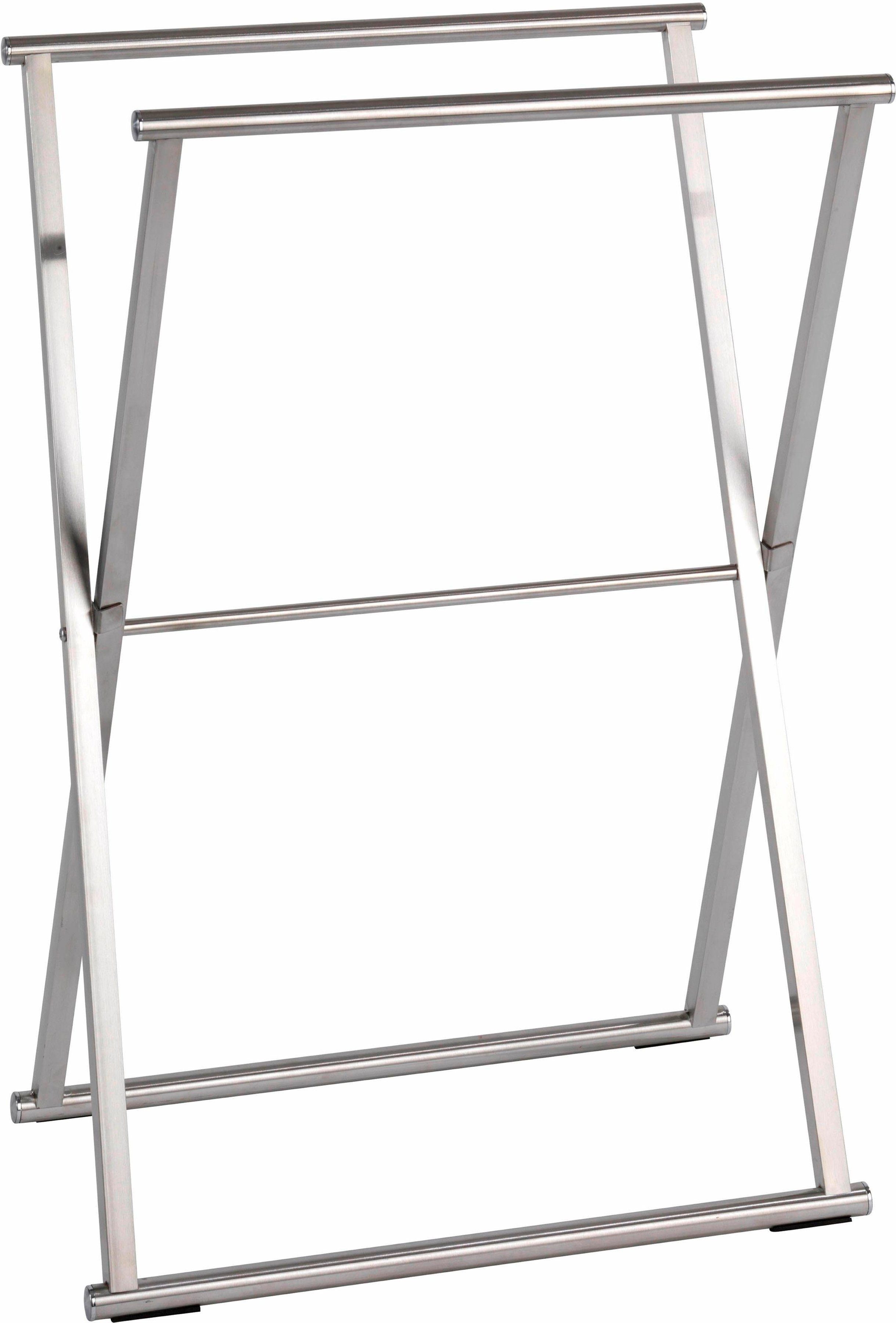 WENKO Handdoekenrek Lava (2-delig) handdoekhouders zilver
