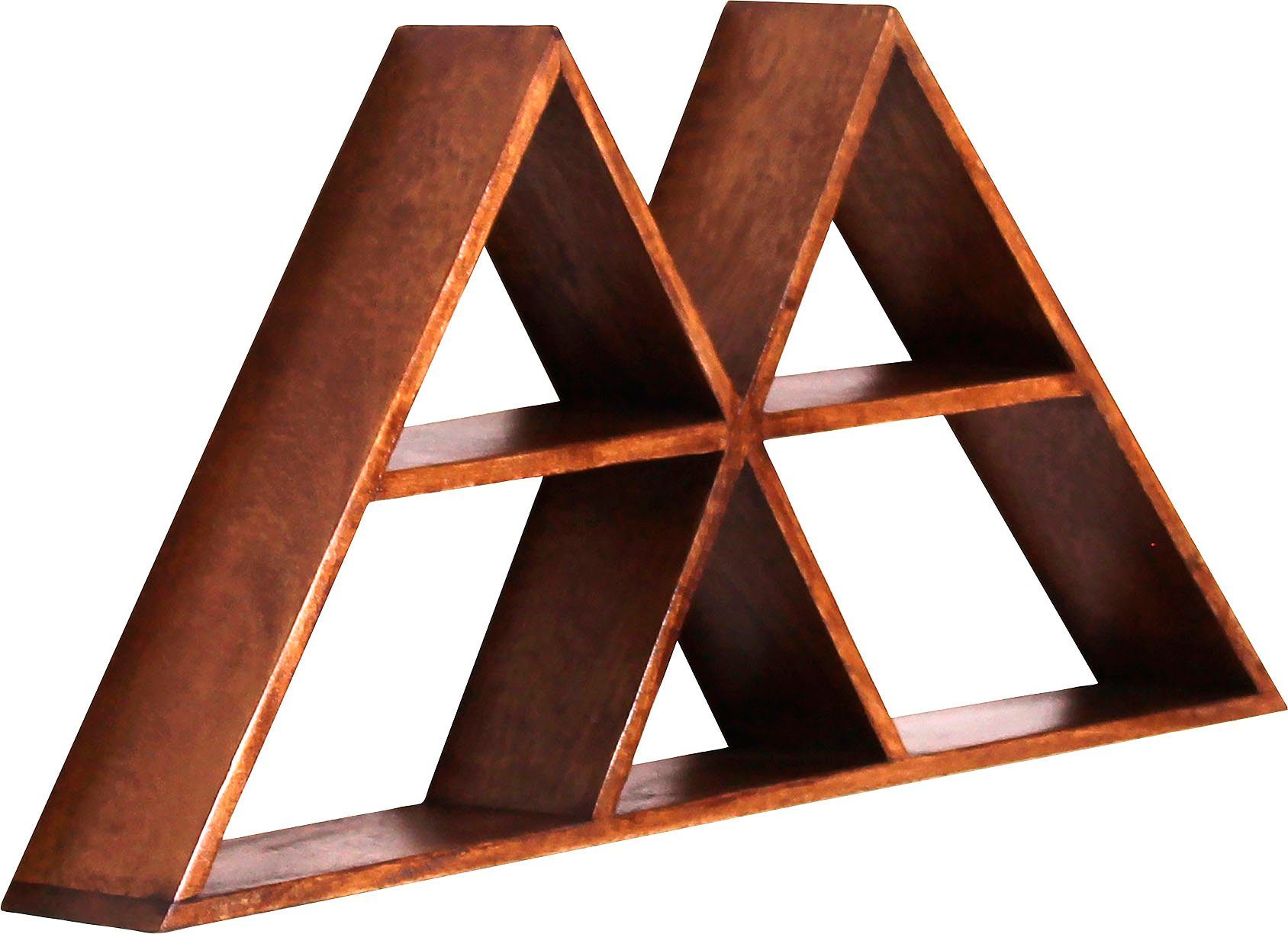Home affaire Wandplank wandplanken & -rekken maat 70 cm x 35 cm x 10 cm beige