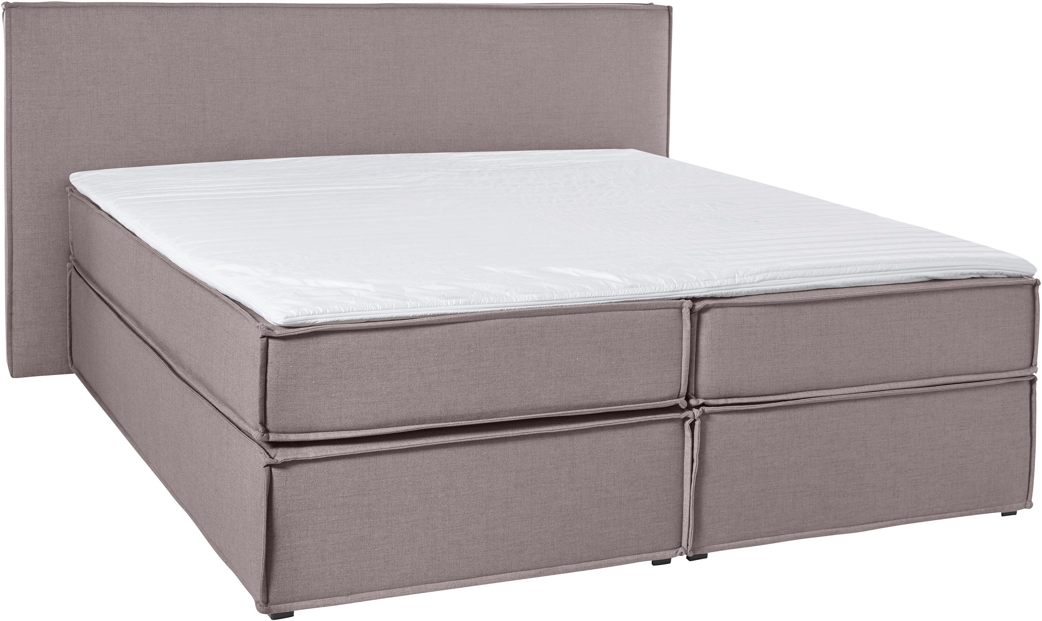 LeGer Home by Lena Gercke Boxspring Yuma incl. topmatras, in 4 breedten, 3 matrassoorten en elk 2 hardheden