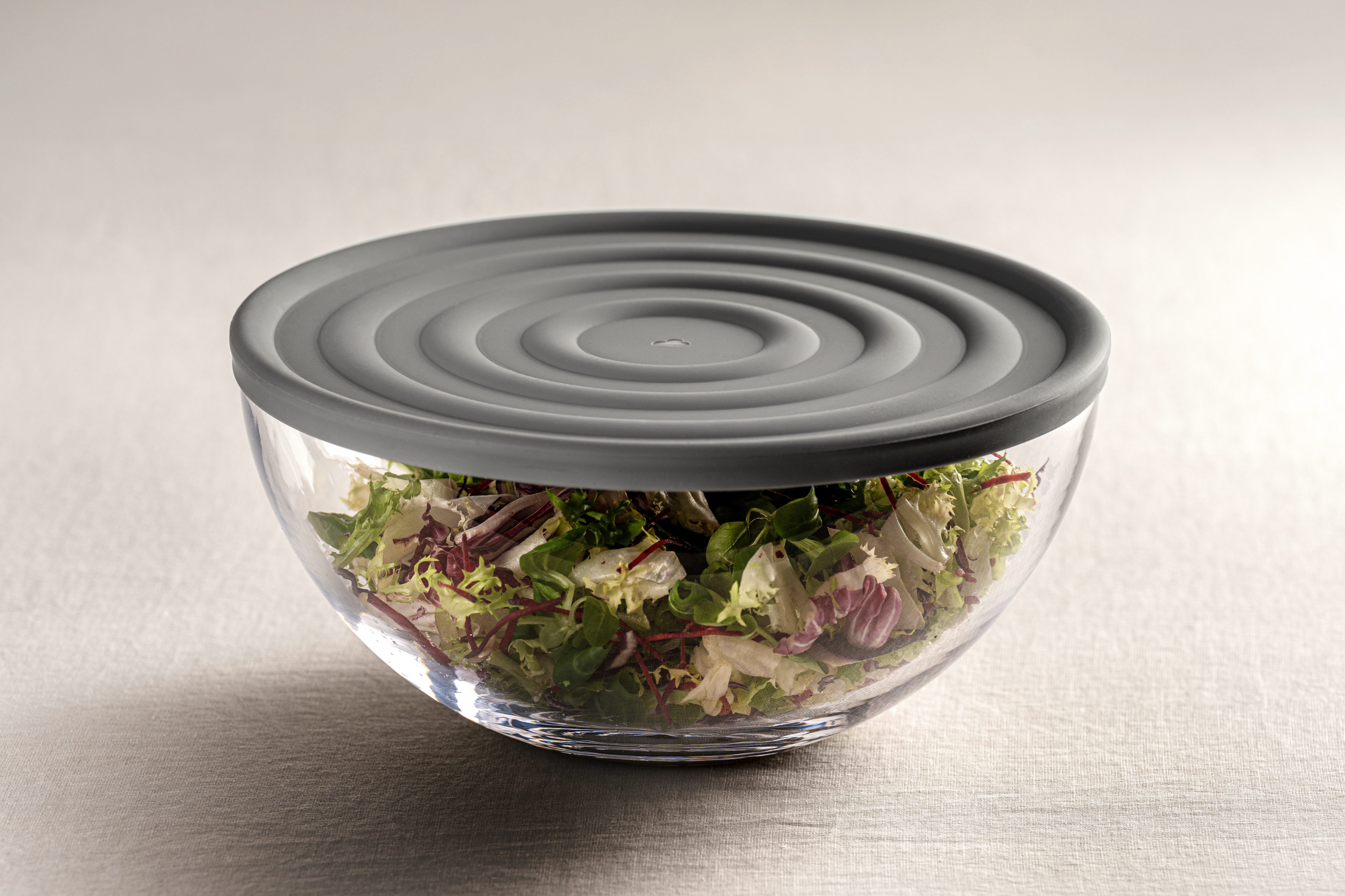 LEONARDO Schaal CUCINA, Ø 28 cm, 1 kom met siliconen deksel (set, 2-delig)