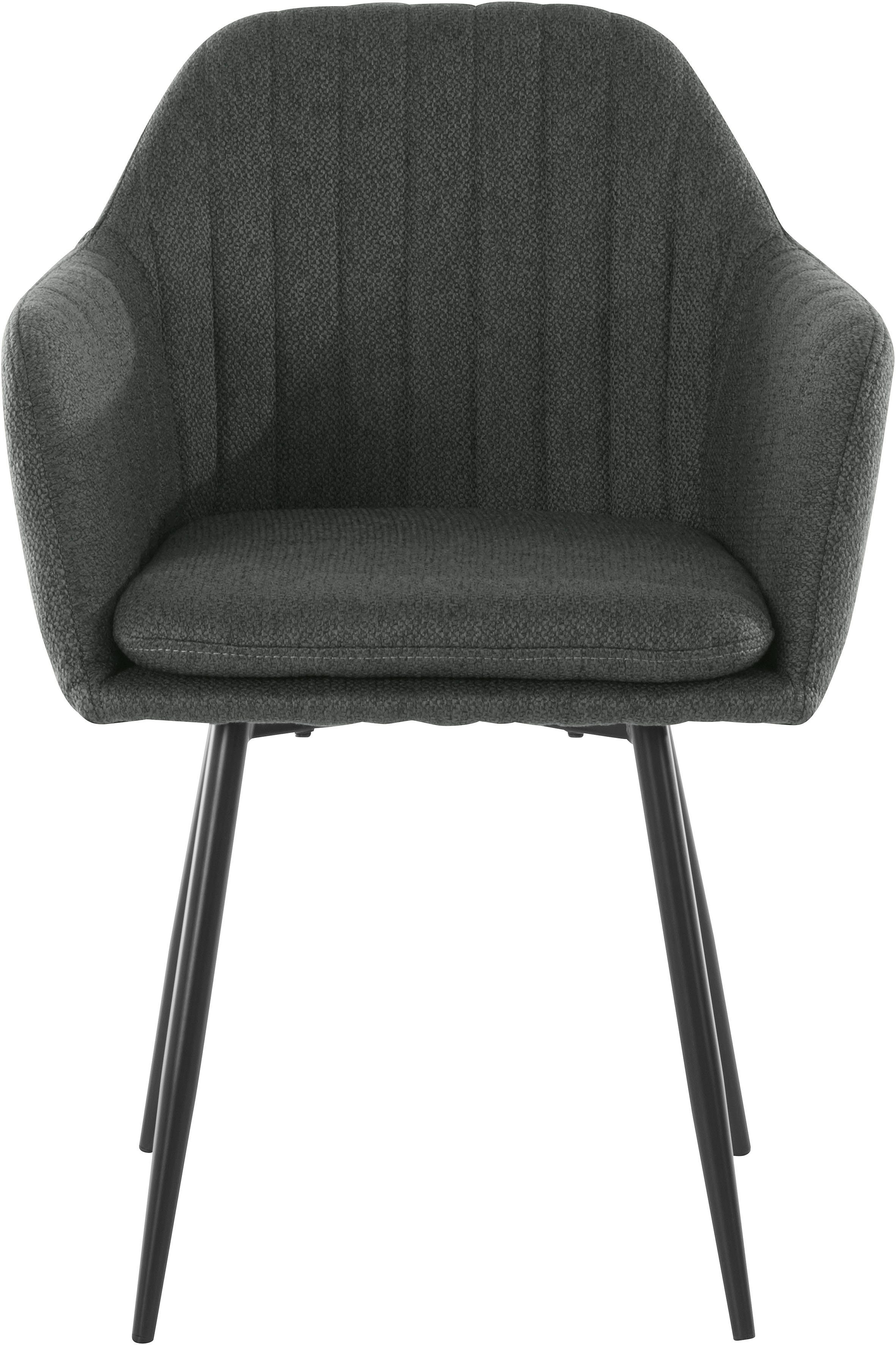 HELA Stoel met armleuningen Carla comfortabele fauteuil, kuipstoel (set)