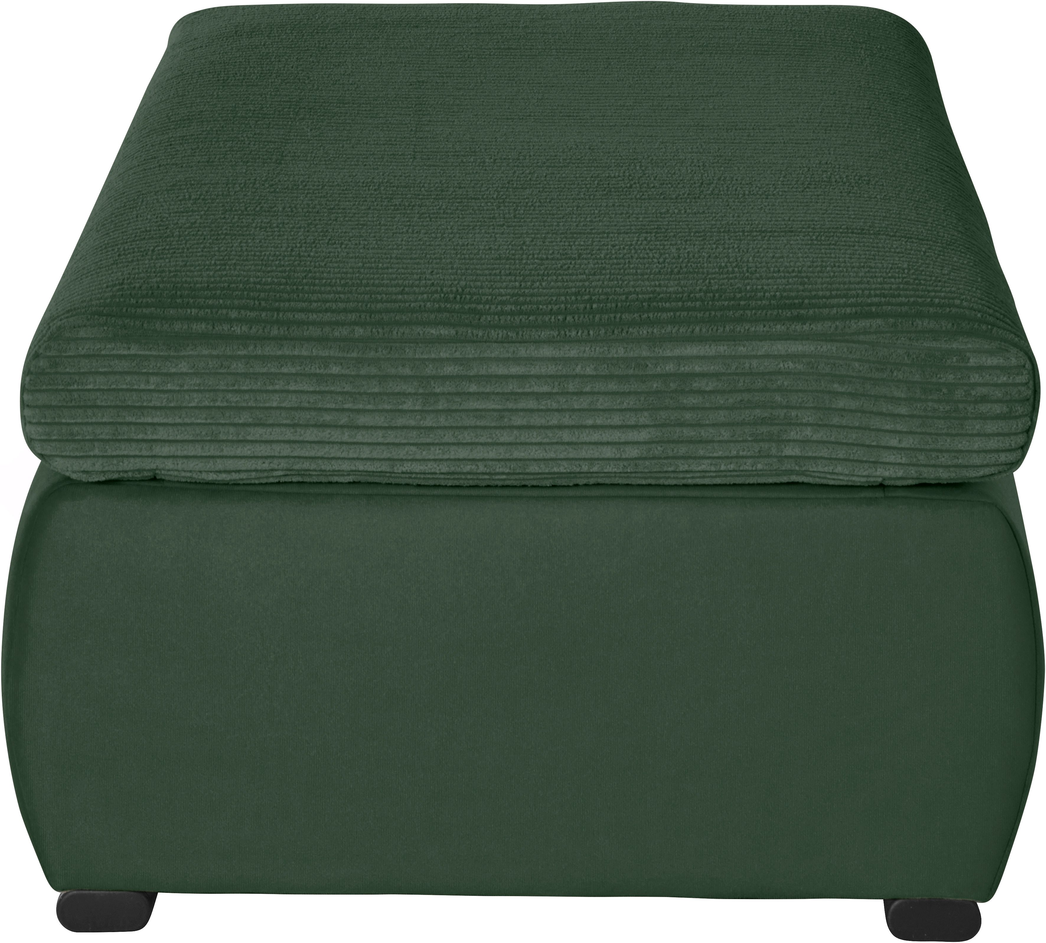 Home affaire Hocker Win met zwarte metalen poten, vrij plaatsbaar