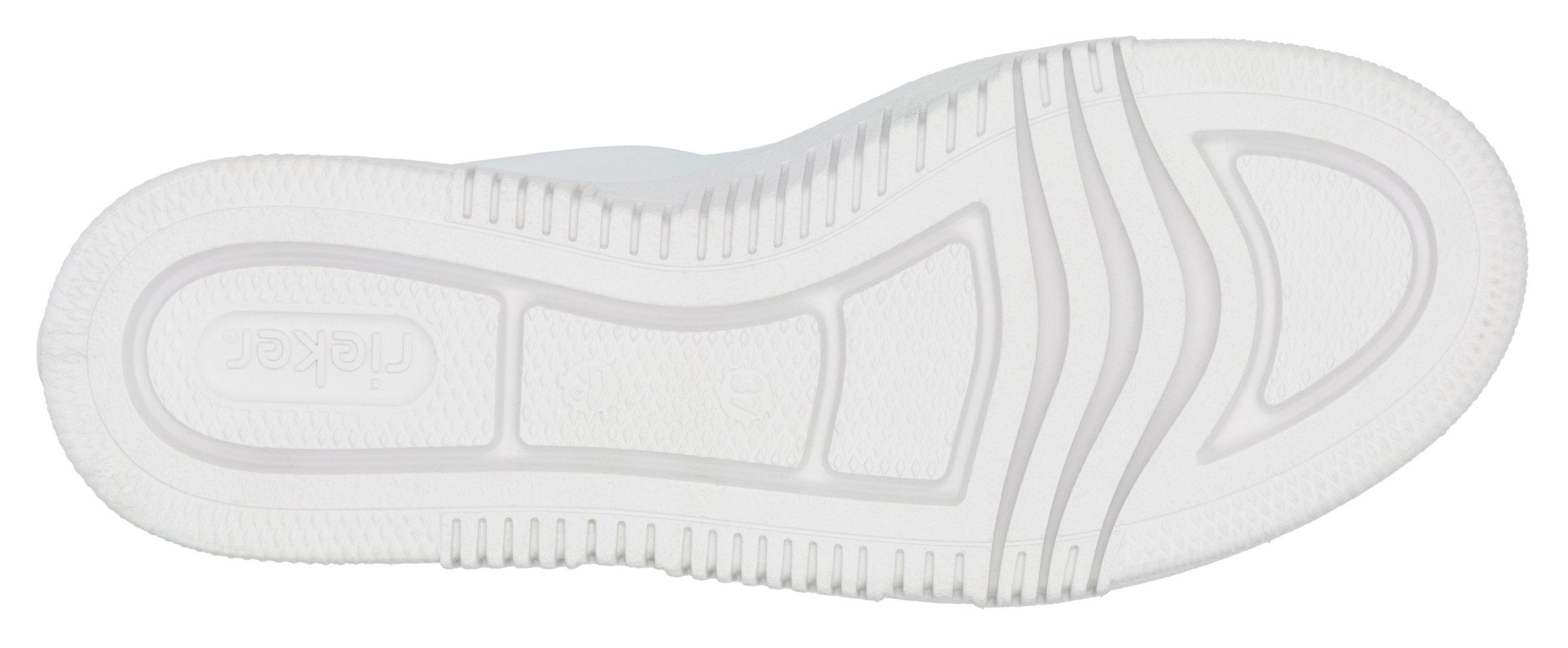 Rieker Plateausneakers veterschoen, lage schoen, vrijetijdsschoen met gepolsterde schachtversteviging