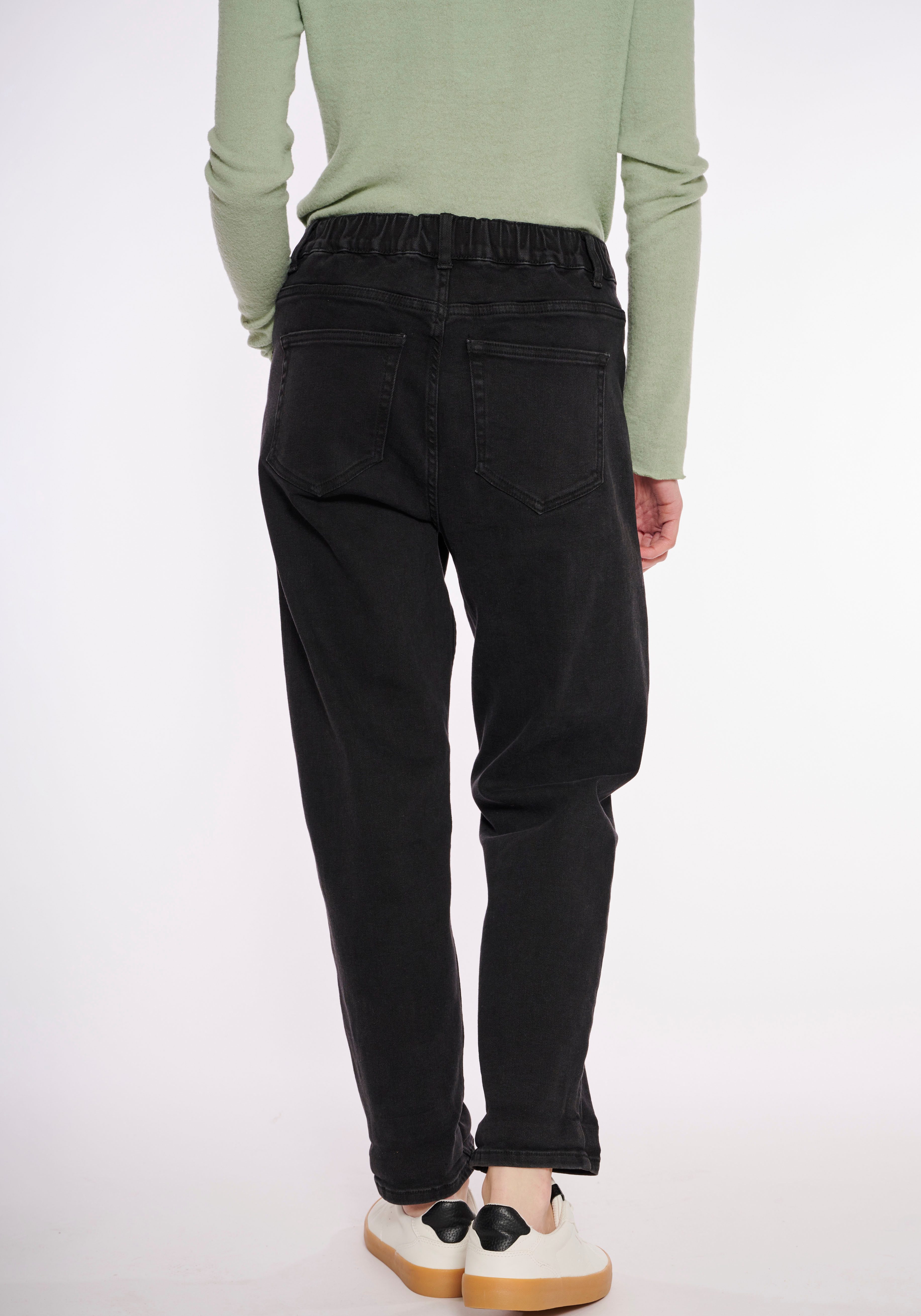 HaILYS High-waist jeans LG HW C JN Mirell met elastiek in de band