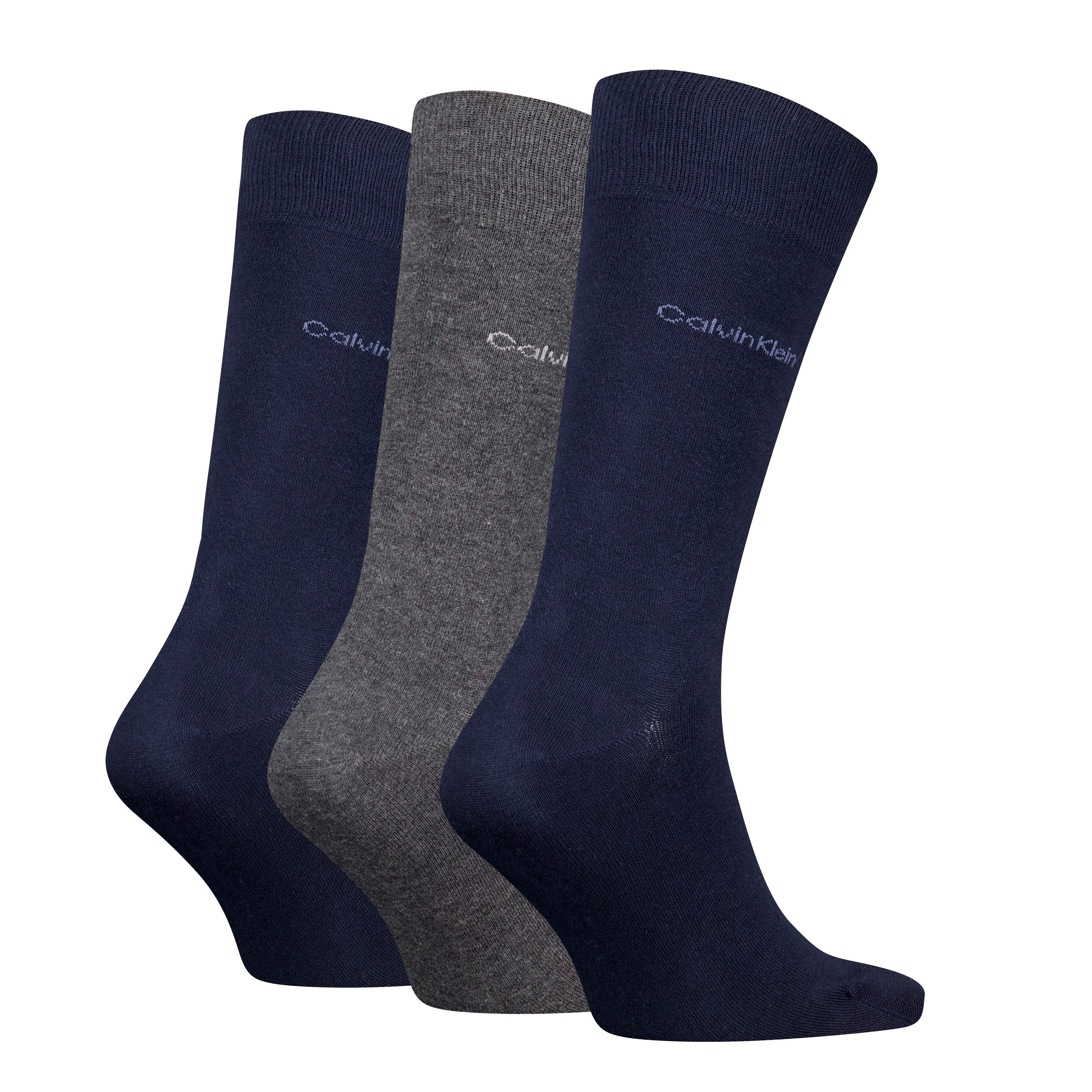 Calvin Klein Sokken CK MEN SOCK 3P met merkopschrift (3 paar, 3 paar)