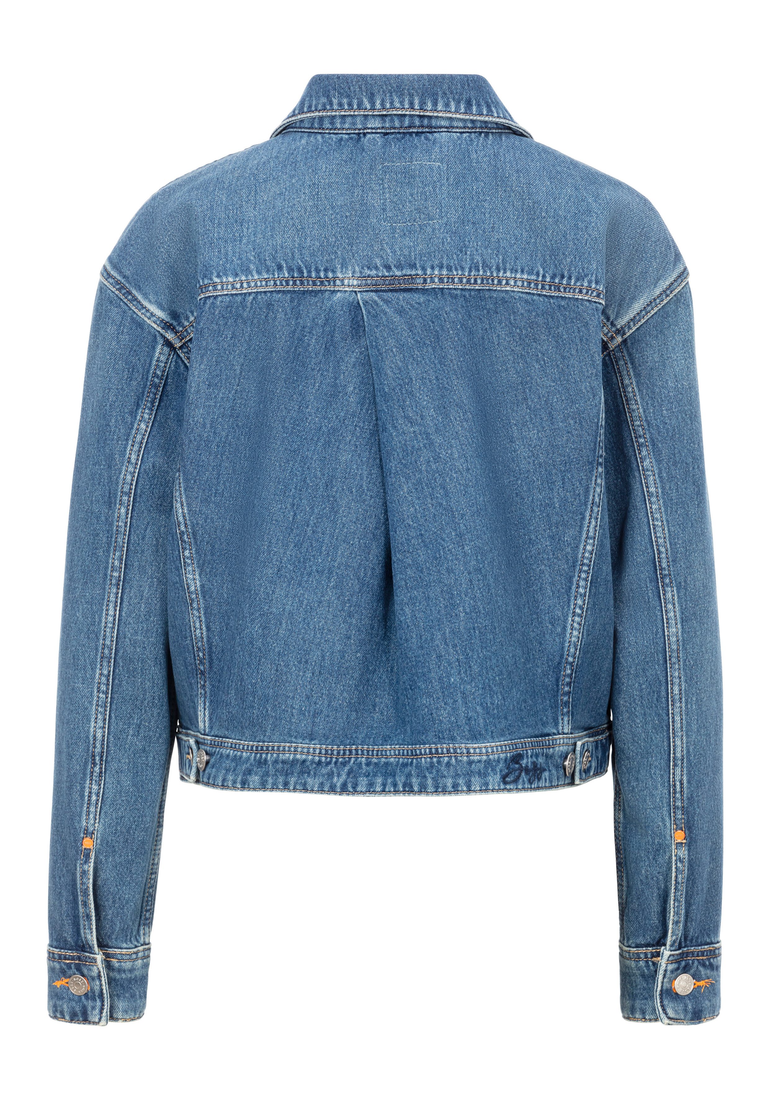 Boss Orange Jeansjack TRUCKER JACKET 1.0 Premium Damesmode