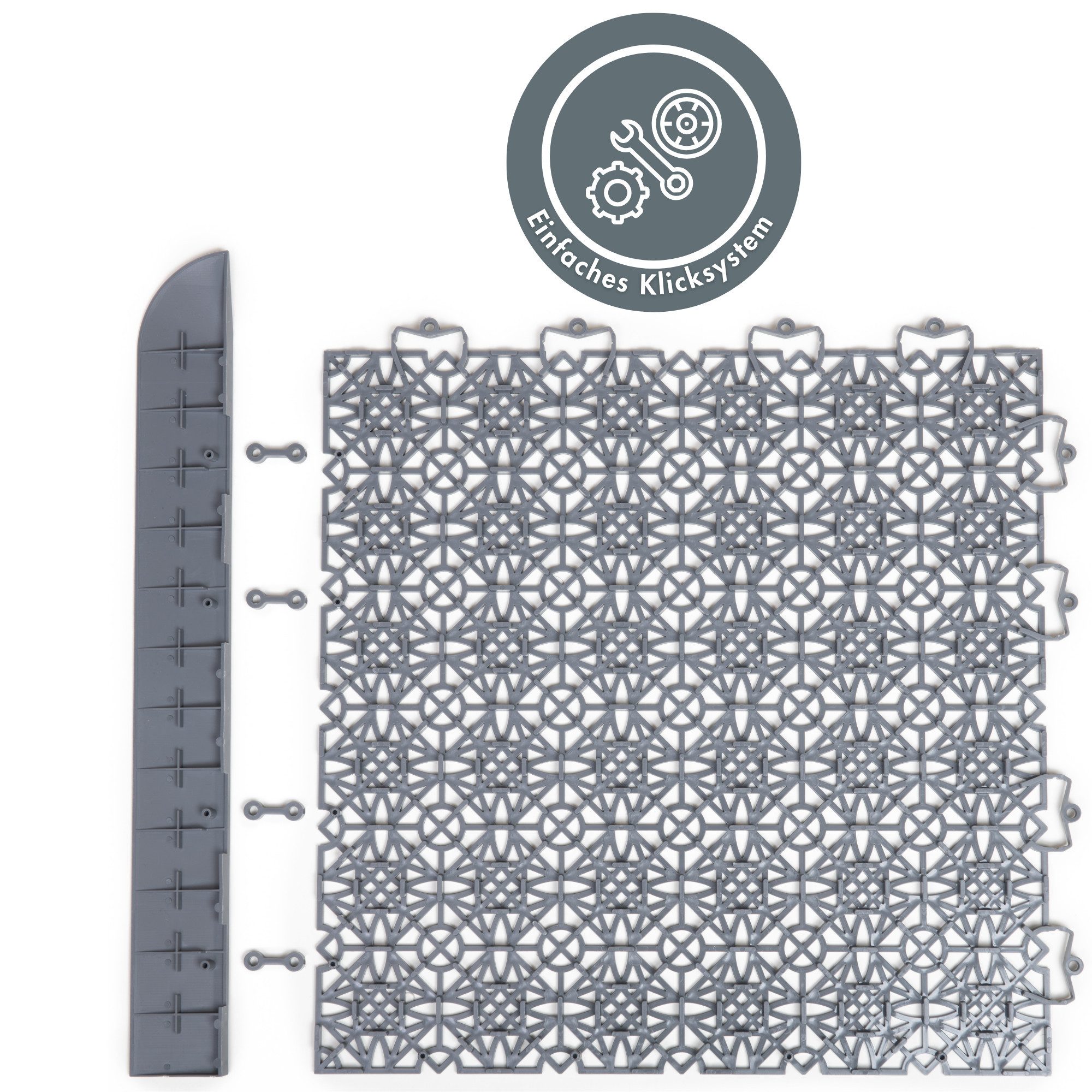 Andiamo Hoekrand voor kliktegels Terra Sol, Made in Swiss (set, 2 stuks)