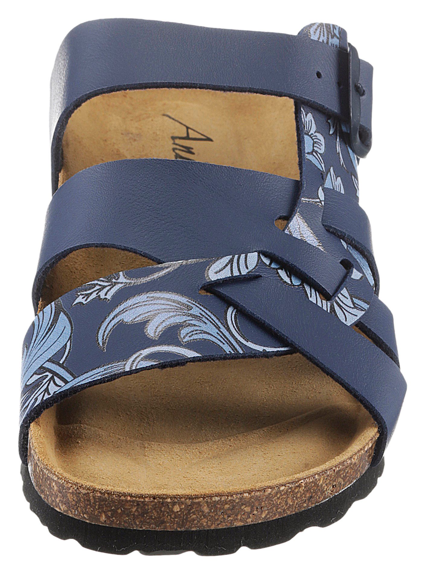Aniston SHOES Slippers zomerschoen, slippers met verstelbare gespen