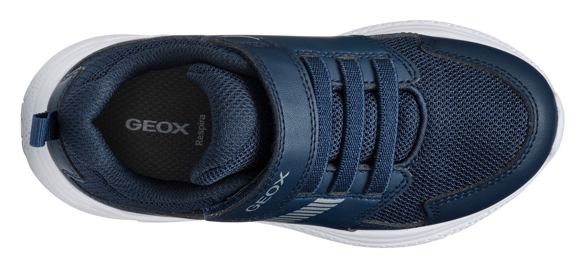 Geox Sneakers J SPRINTYE BOY , vrijetijdsschoen, klittenbandschoen in casual look
