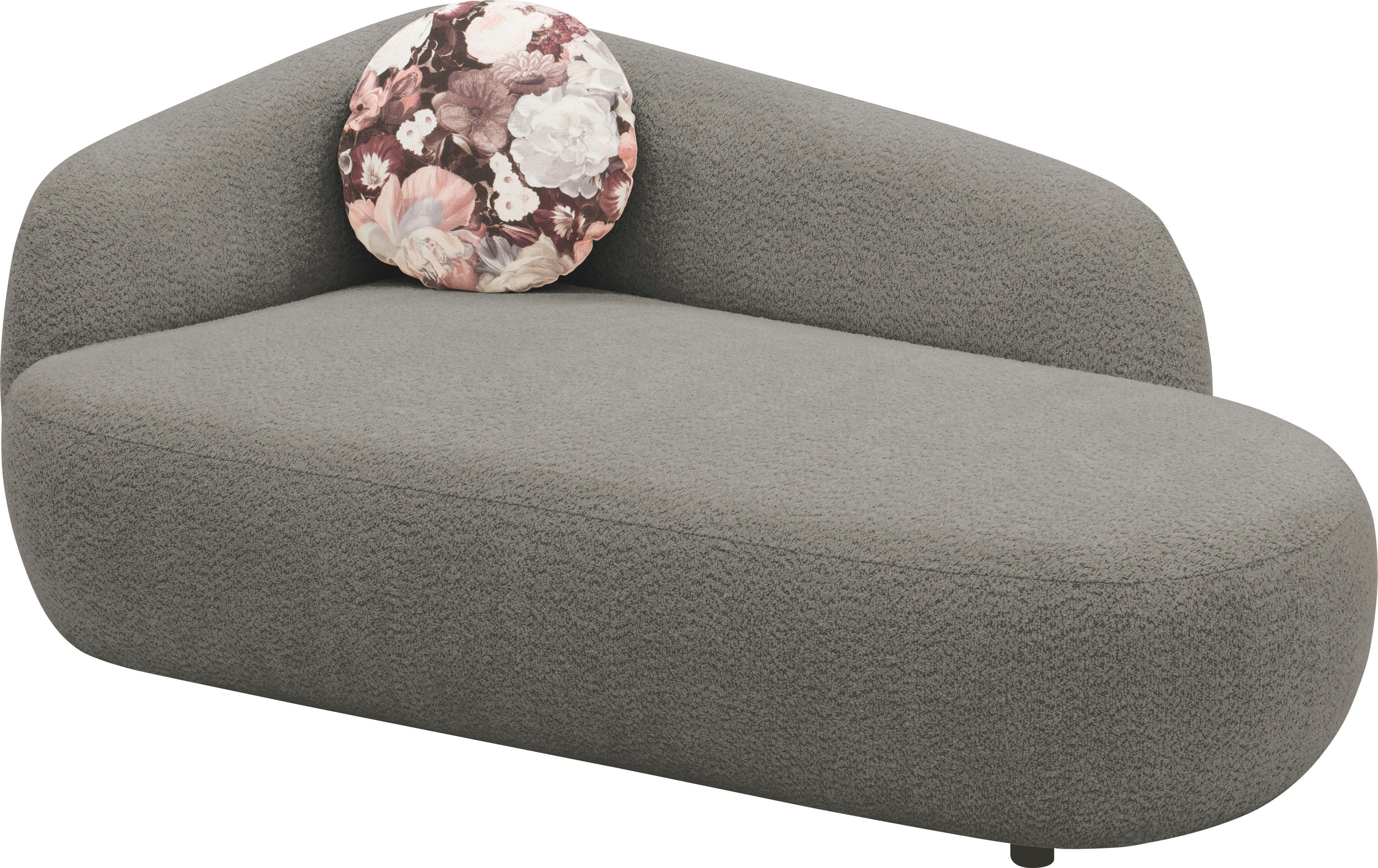 andas Récamier Björnar incl. reversible-sierkussen: bloemmotief, resp. uni, Binnenvering, armleuning links of rechts naar keuze, B/D/H: 183x105x75 cm