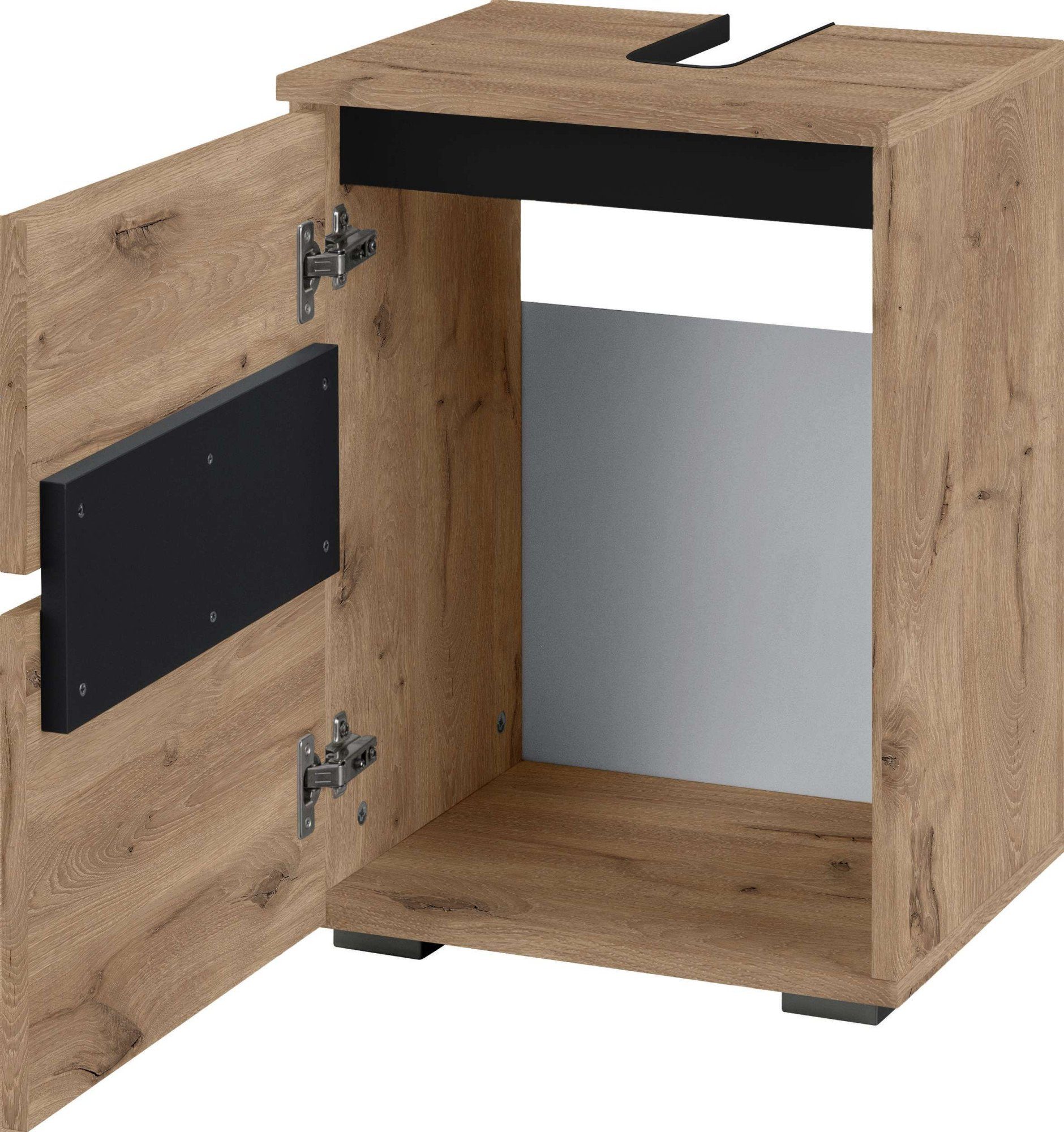 Home affaire Wastafelonderkast Wisla Siphonaansluiting, breedte 40 cm, hoogte 55 cm