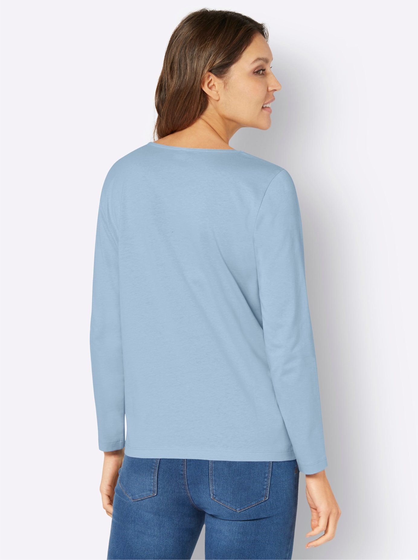 Classic Basics Shirt met lange mouwen (1-delig)