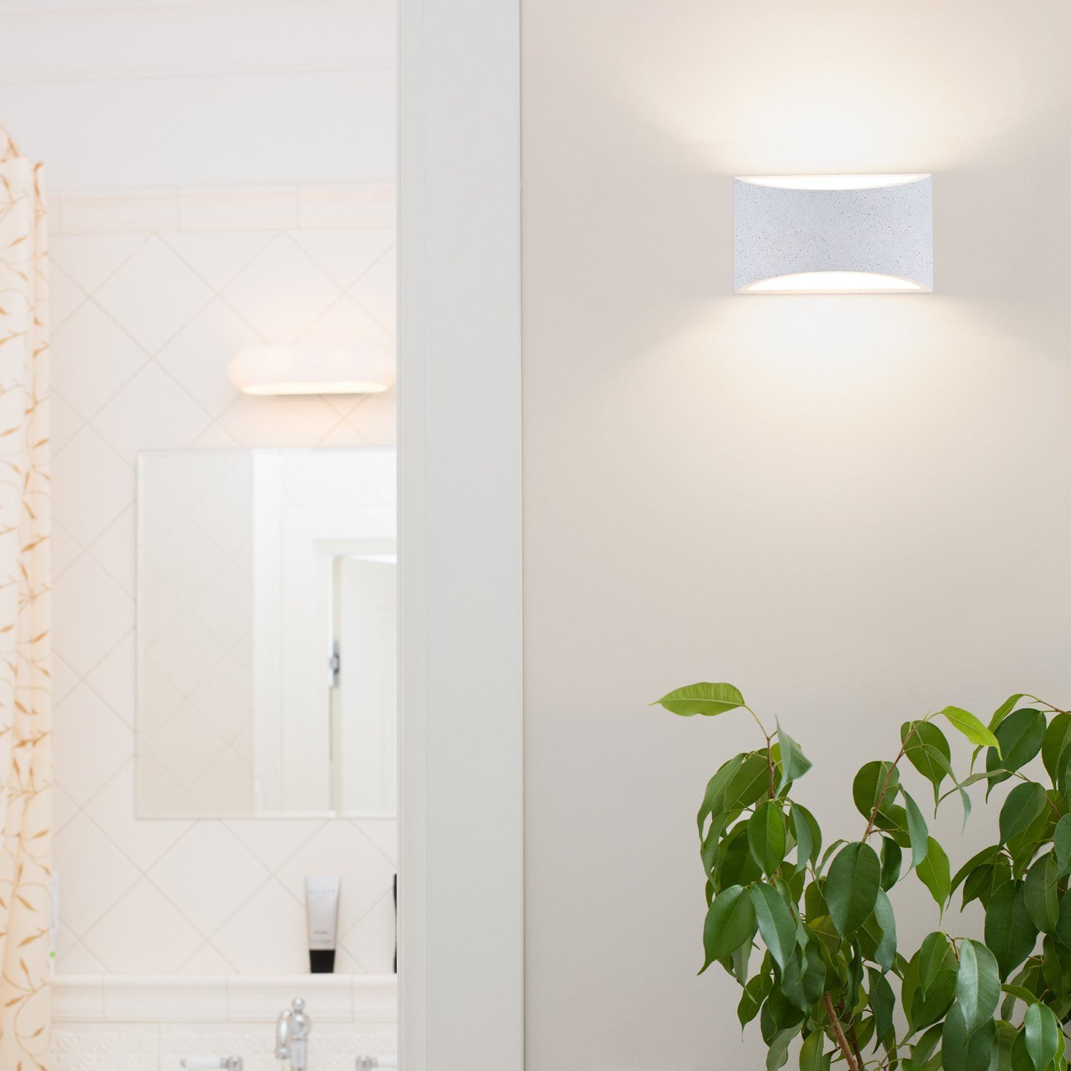 Paco Home Wandlamp Marie LED binnen wandlamp gang lamp indirect licht up down effect G9