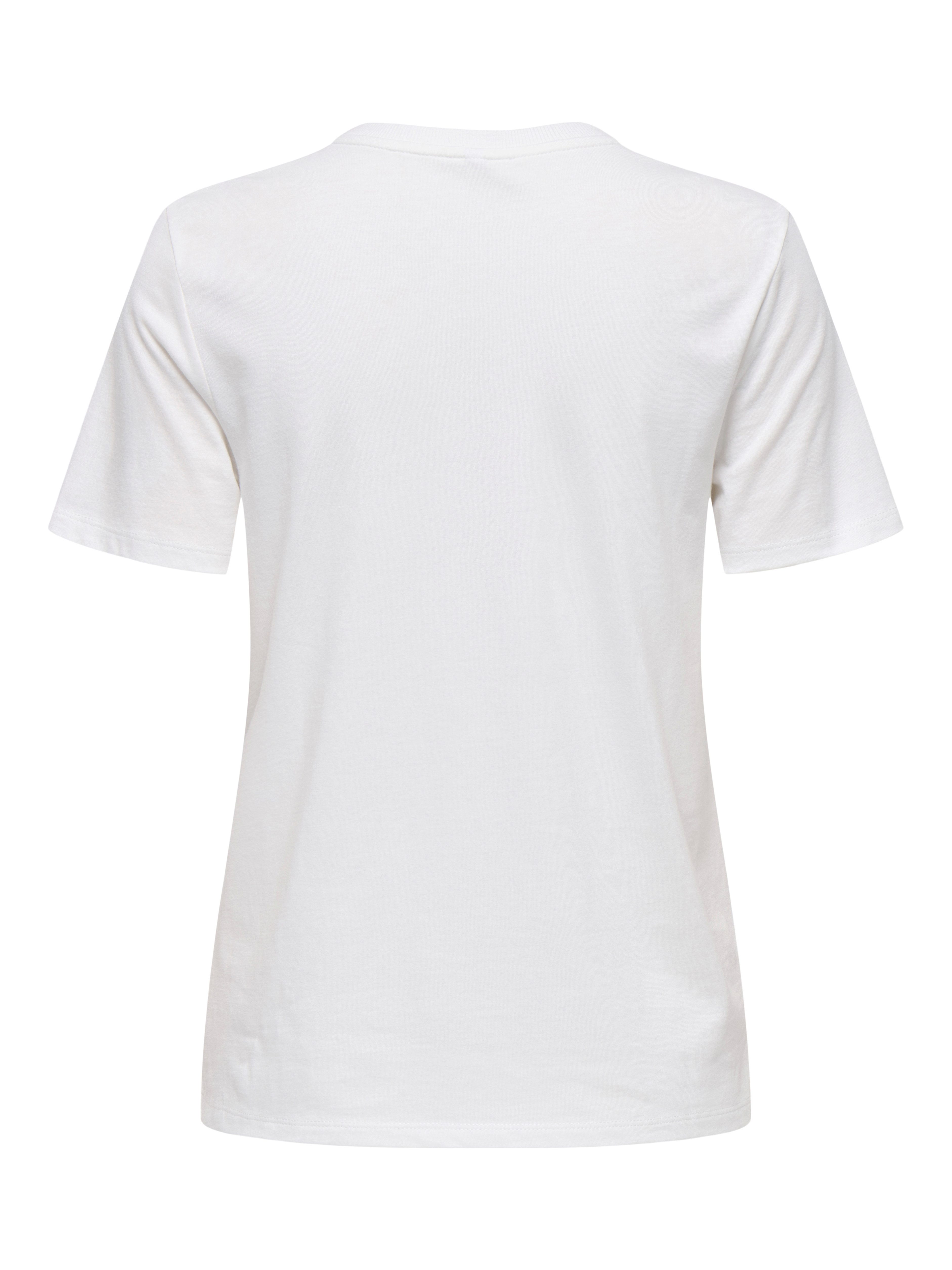 Only Shirt met korte mouwen ONLPARKER S/S O-NECK BLING TOP BOX JRS