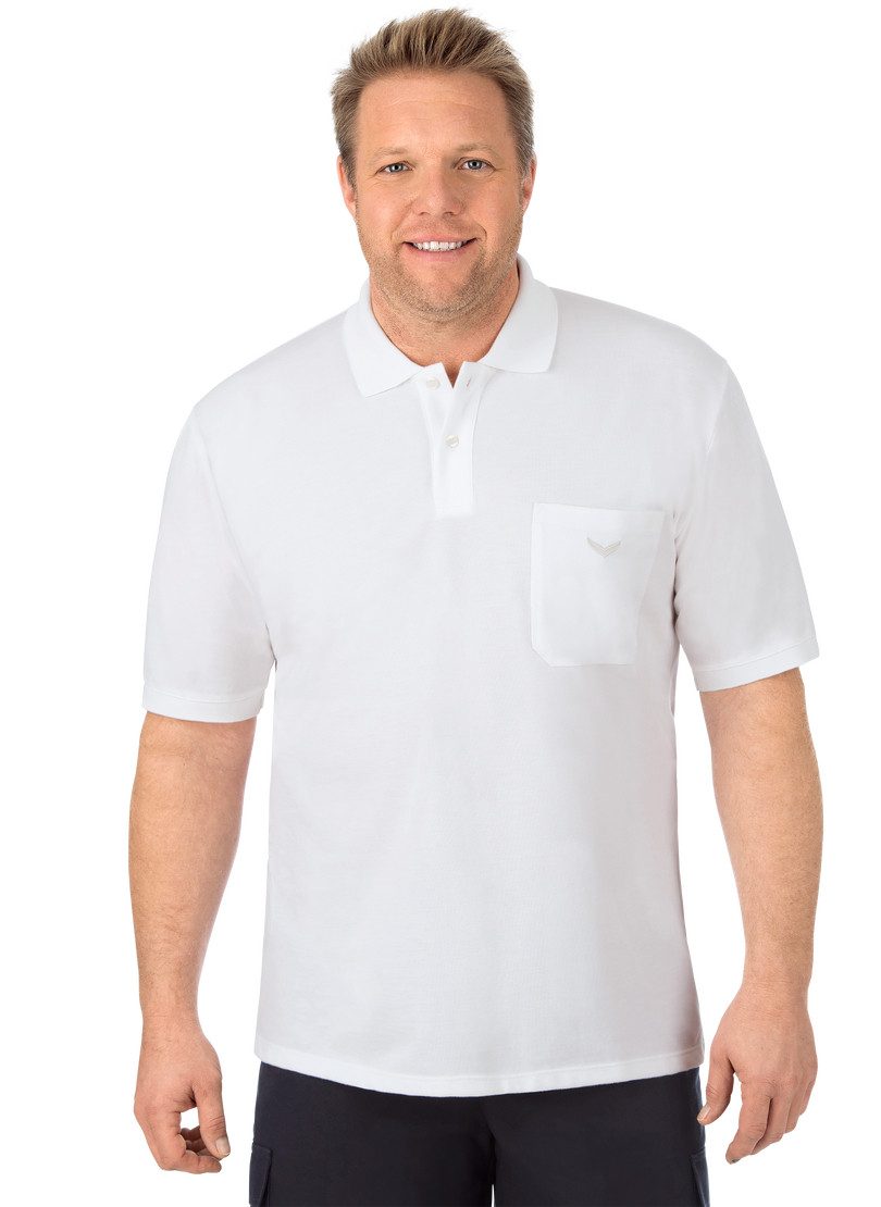 Trigema Poloshirt TRIGEMA poloshirt met borstzak (1-delig)