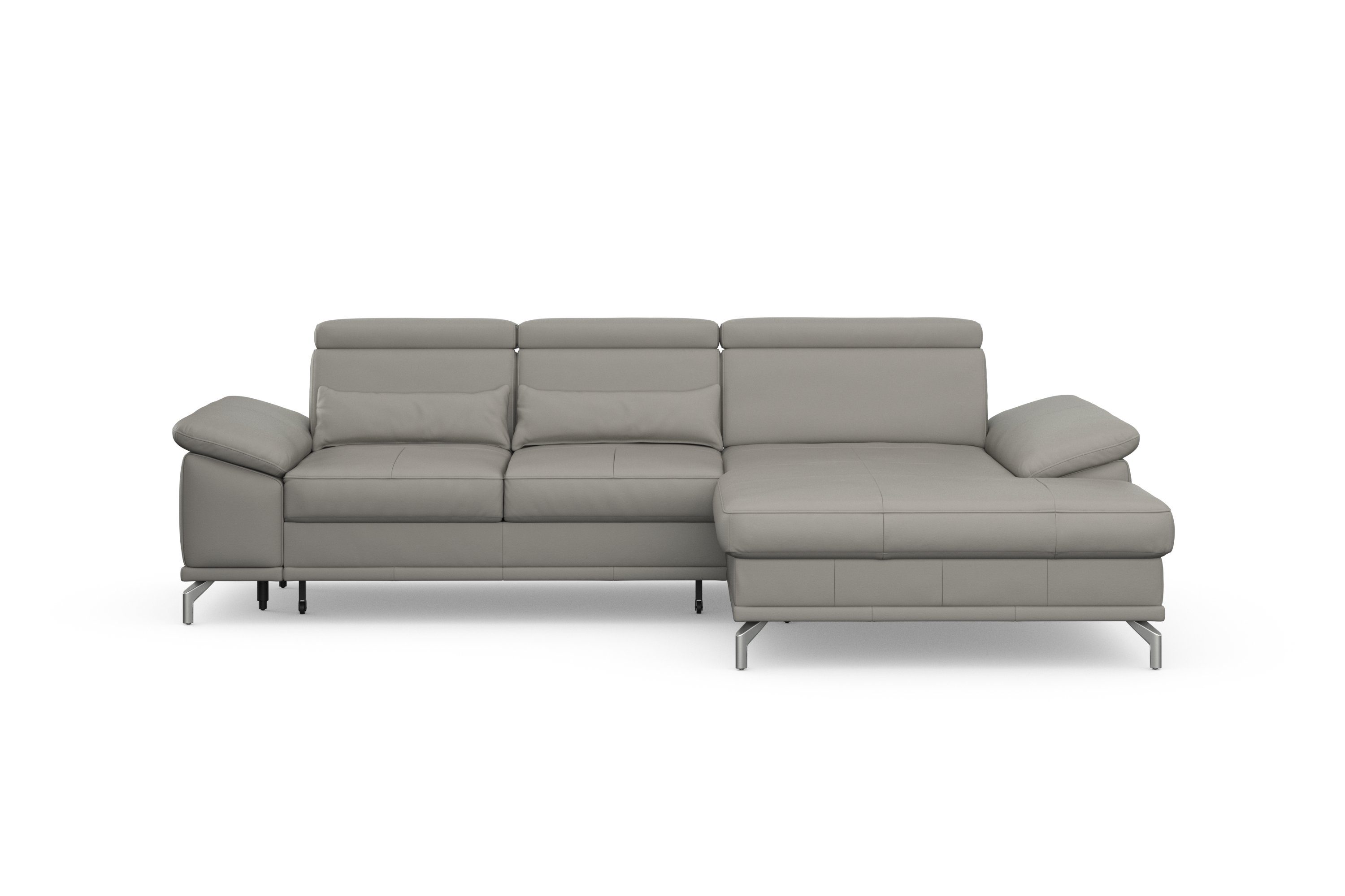 sit&more Hoekbank Cabrio L-vorm, met zitdiepteverstelling, arm- en hoofdsteunverstelling