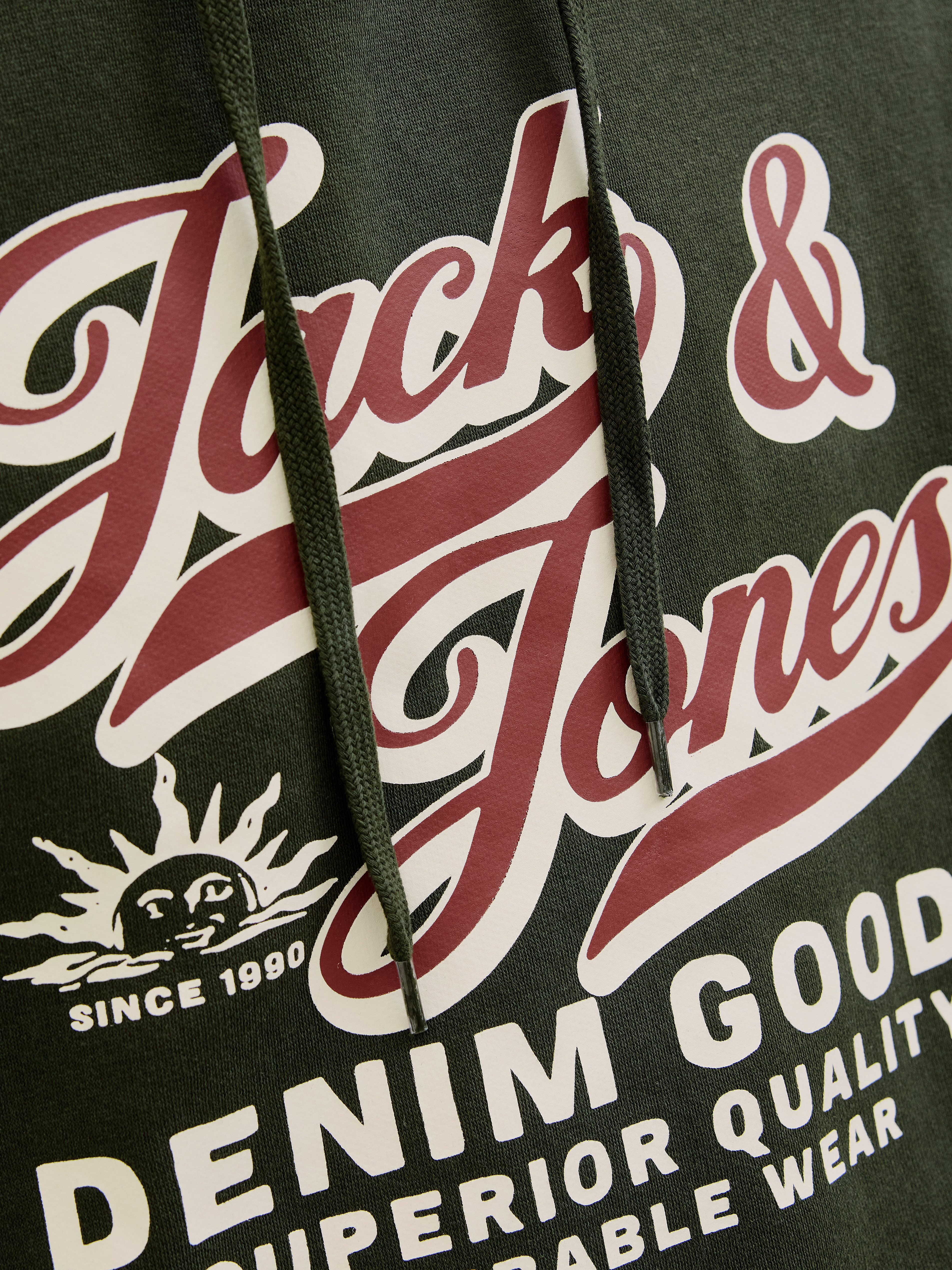 Jack & Jones Hoodie JJELOGO SWEAT HOOD 2 COL 25/26 NOOS
