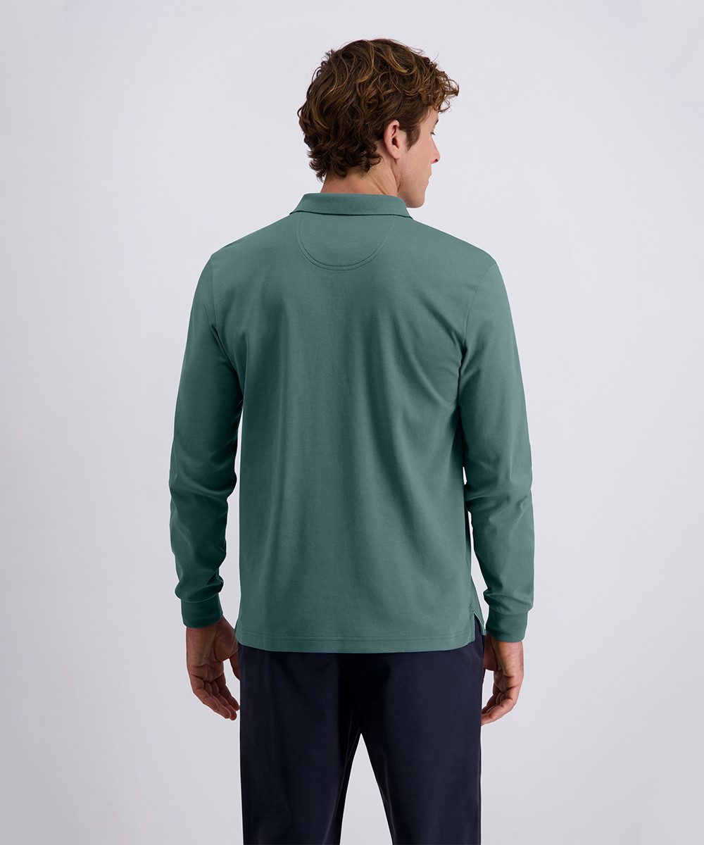 Pierre Cardin Poloshirt met lange mouwen
