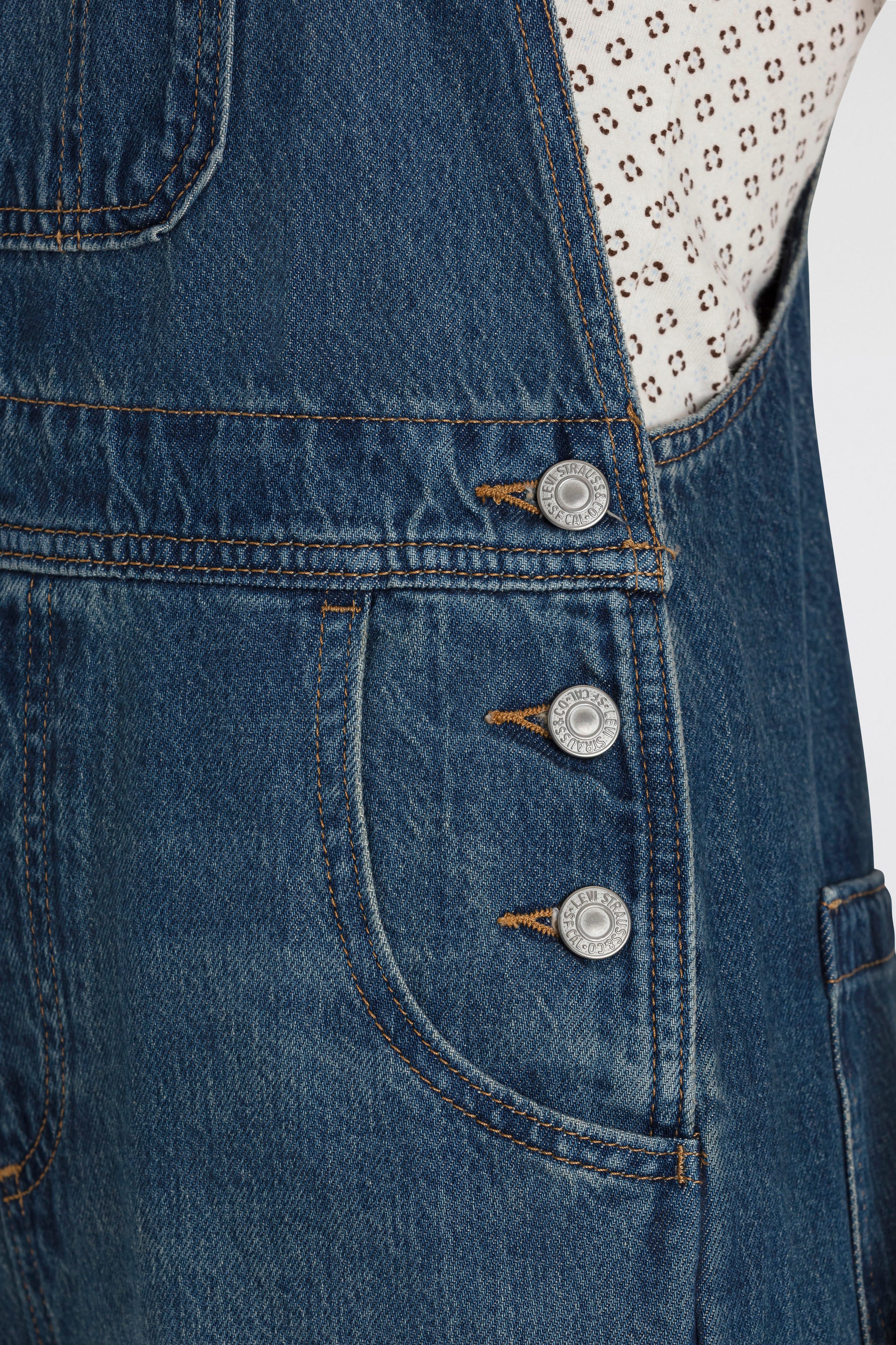 Levi's® Tuinbroek UTILITY SHORTALL in five-pocketsstijl