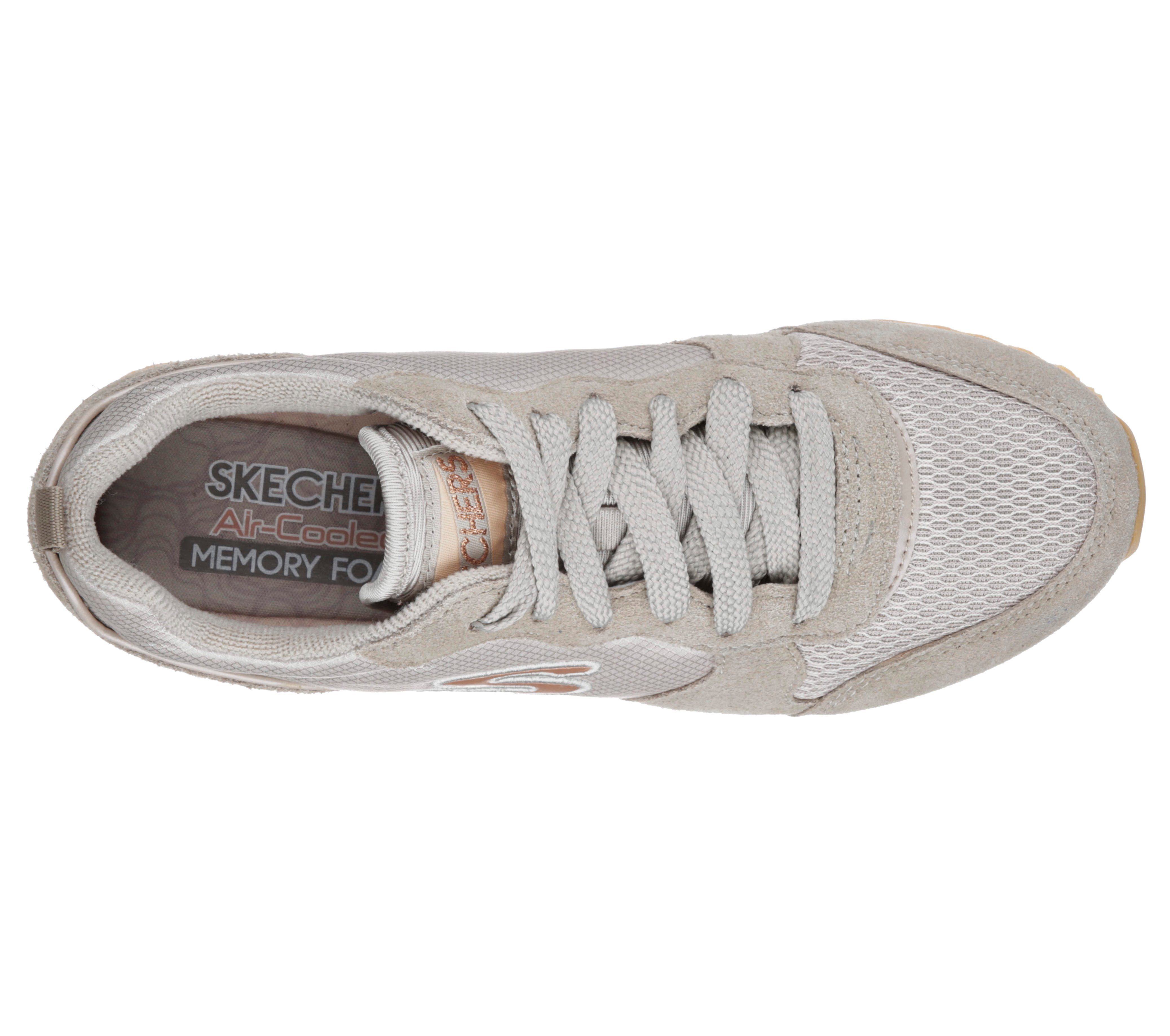 Skechers Sneakers OG 85 - GOLDN GURL Veterschoen, originele retro-jogginschoen met Air-Cooled Memory Foam®