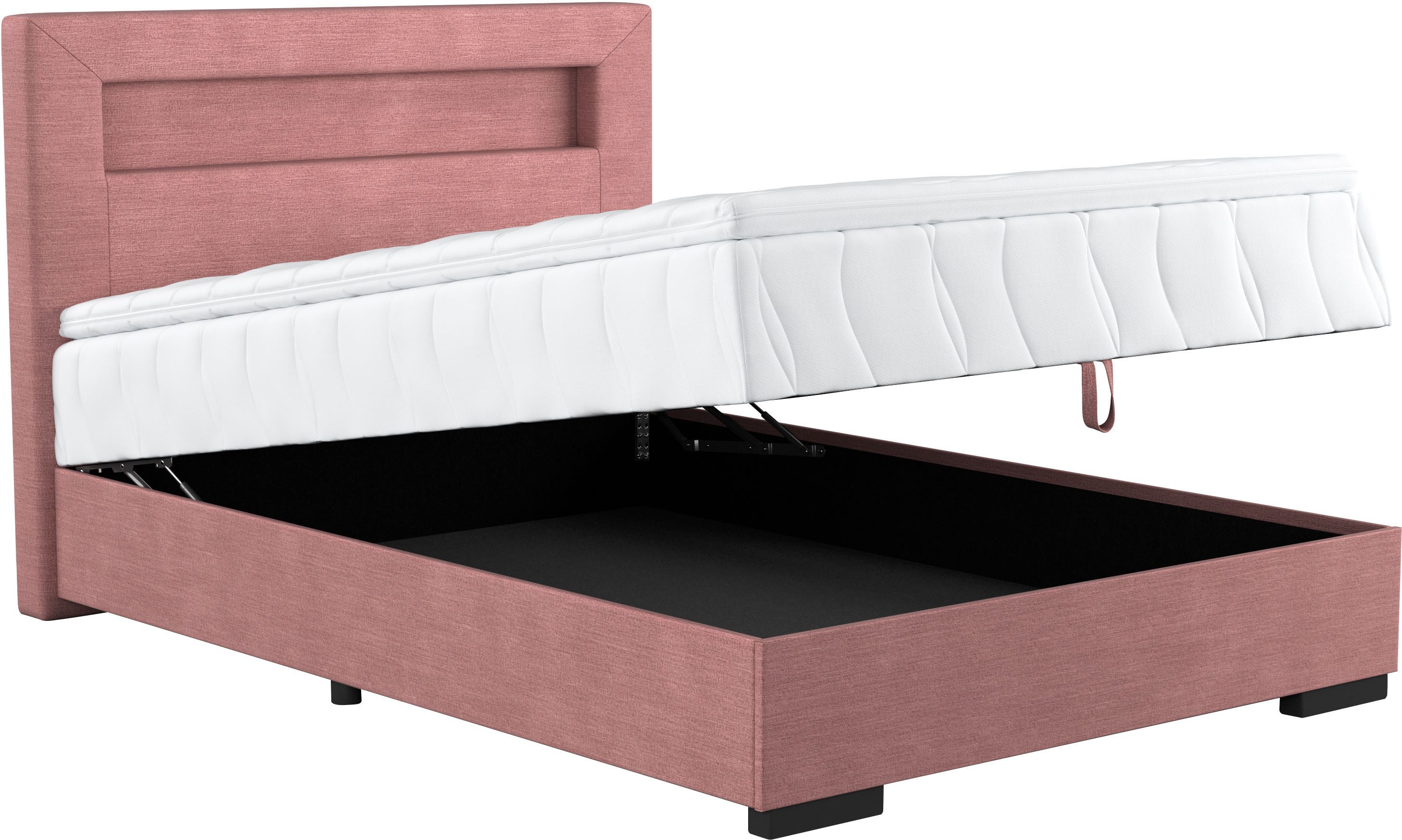COTTA Boxspring Kelly uitgerust met led-licht, incl. bedlade