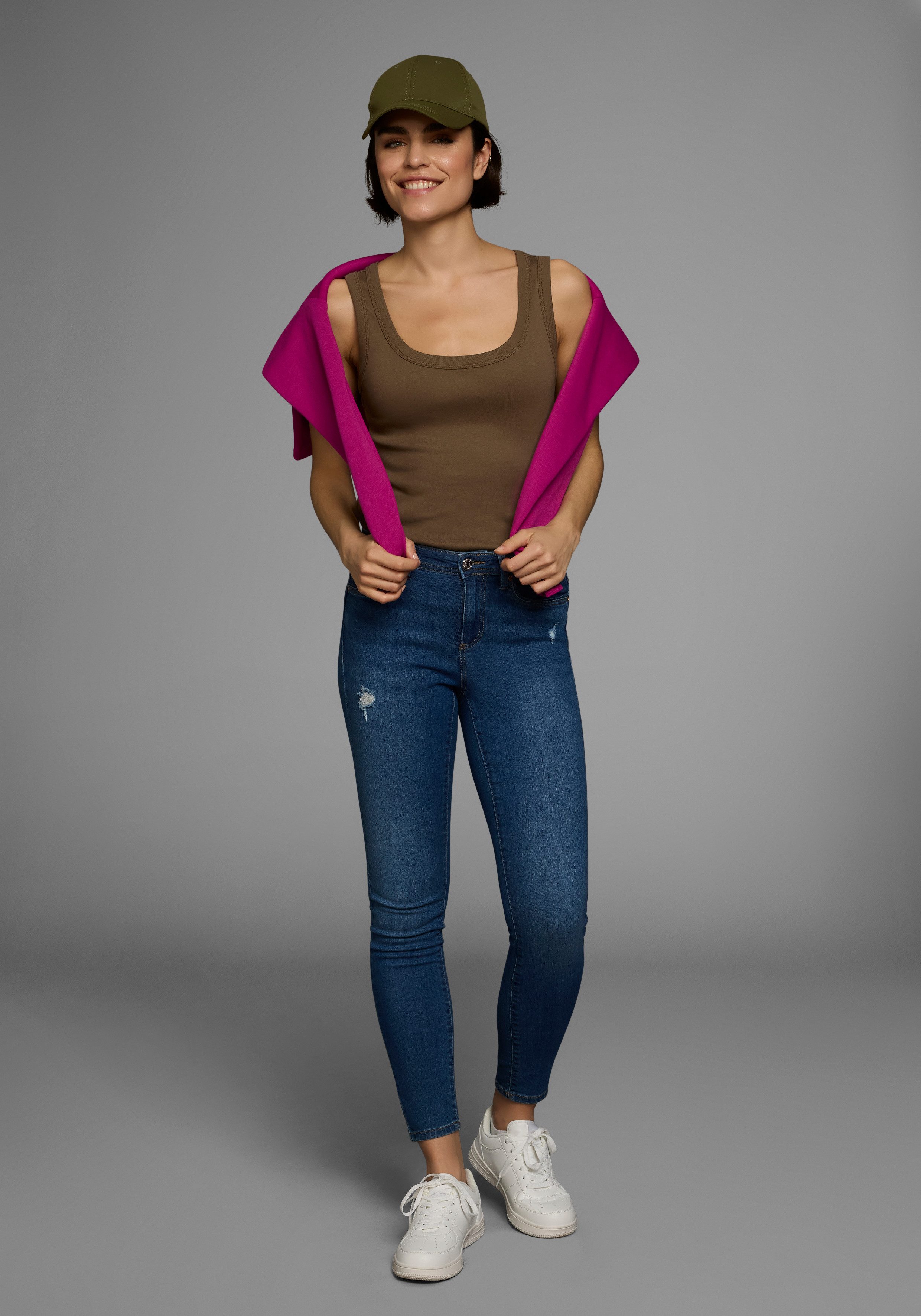 Flashlights Tanktop in een lang model (2-delig, Set van 2)