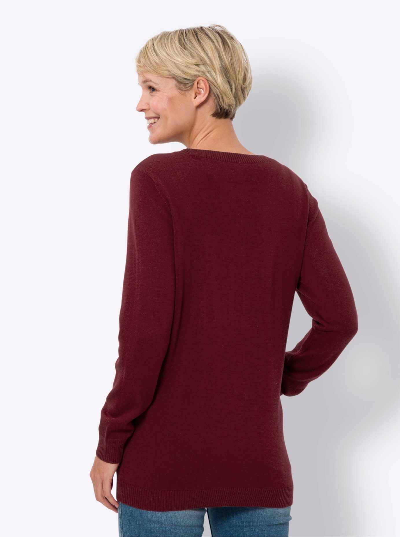 Classic Basics Gebreide Trui met lange mouwen