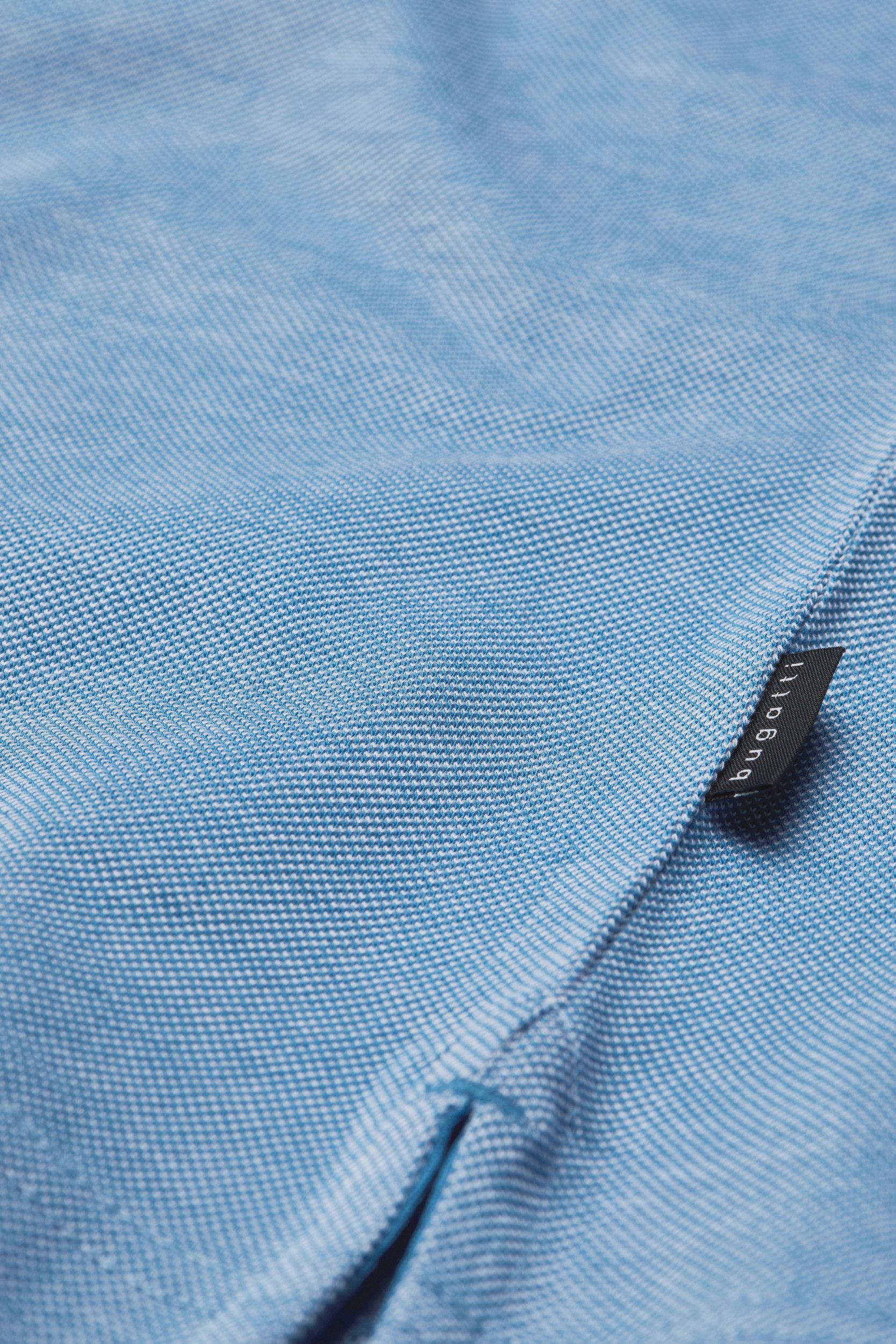 Bugatti Poloshirt met contraststrepen