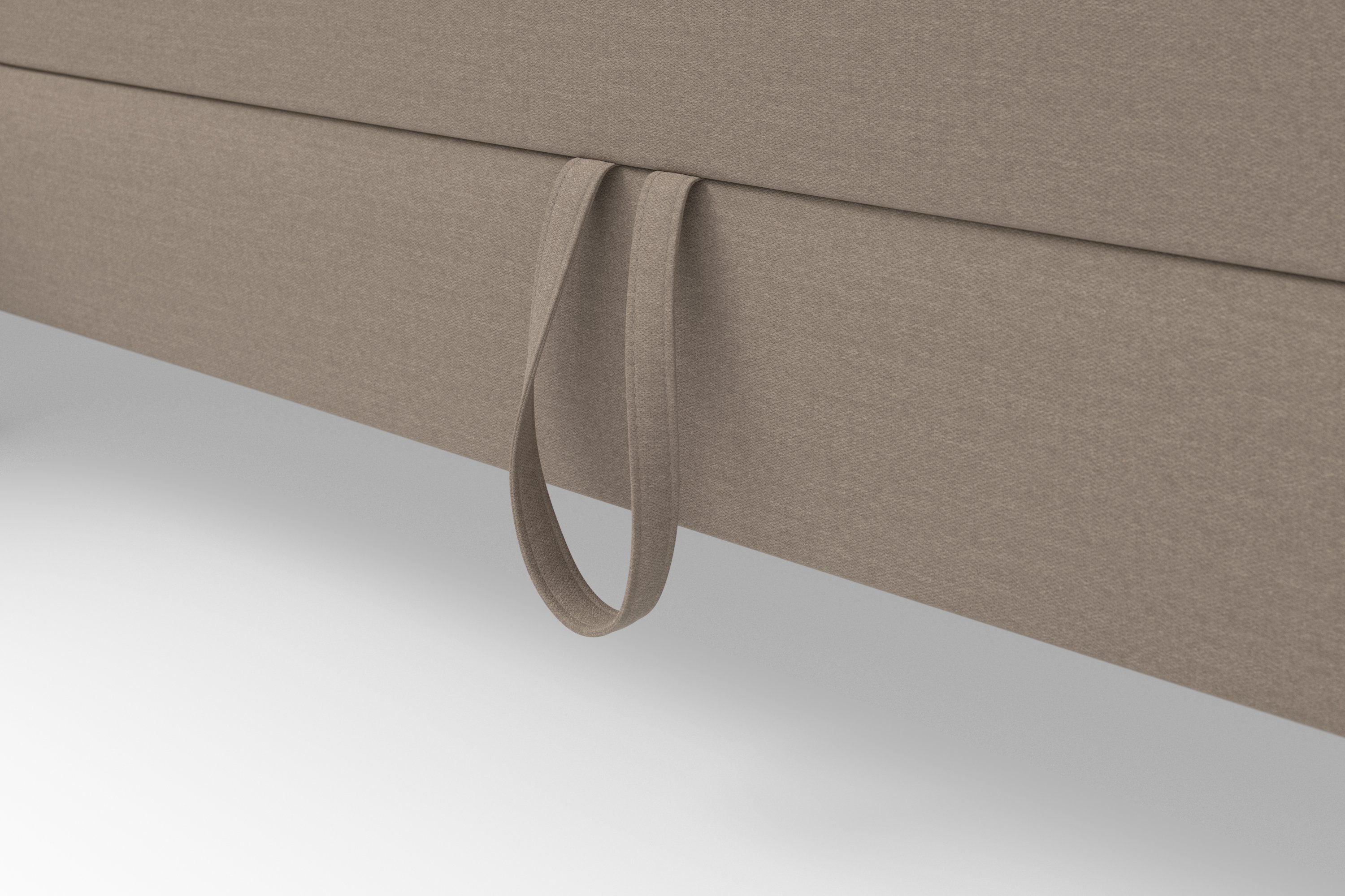 sit&more Zithoek Olsen U-vorm inclusief zitdiepteverstelling, naar keuze met slaapfunctie, 15 cm hoog