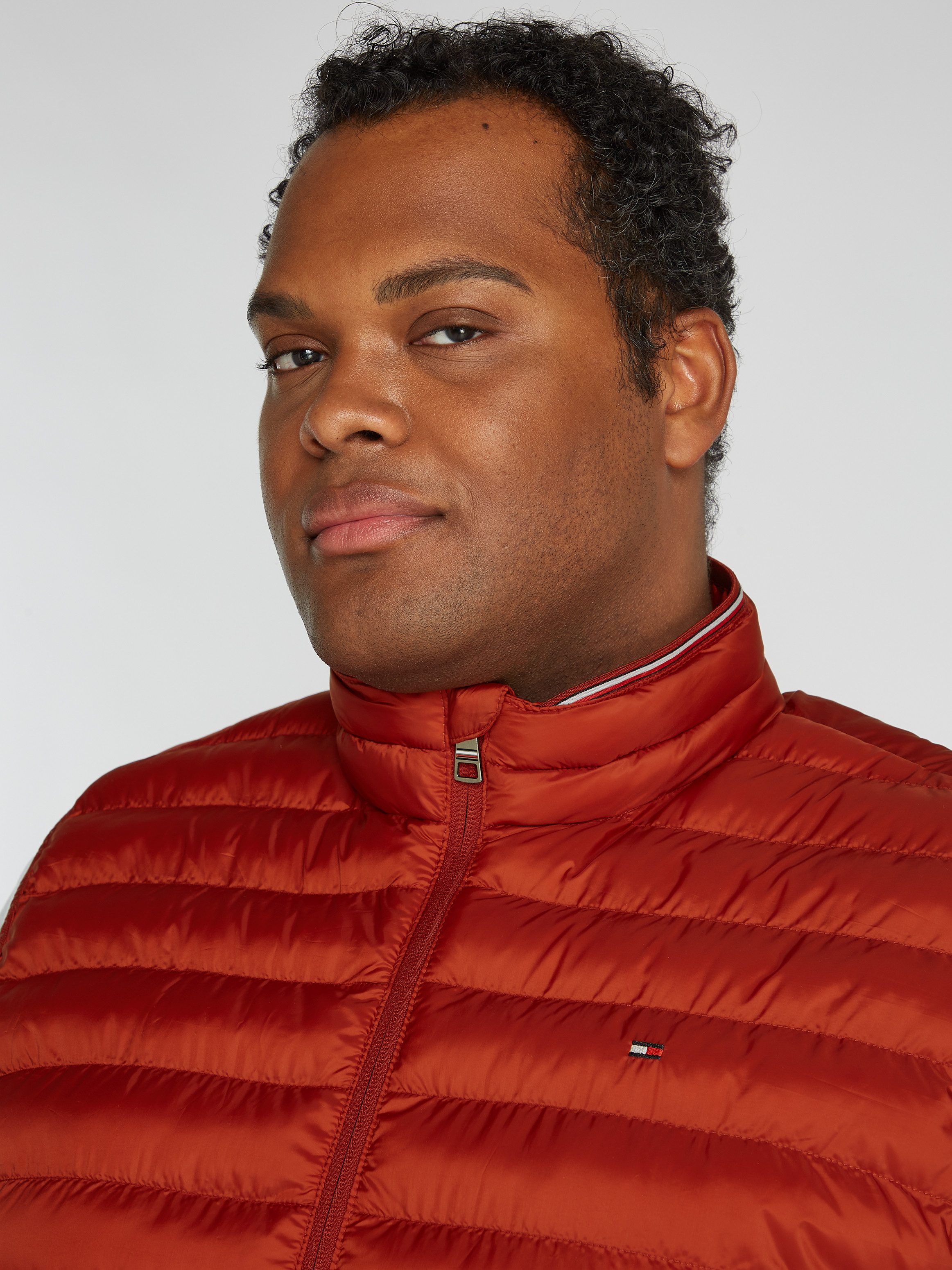 Tommy Hilfiger Bodywarmer BT-PACKABLE RECYCLED VEST-B Grote maten met logo-borduurwerk