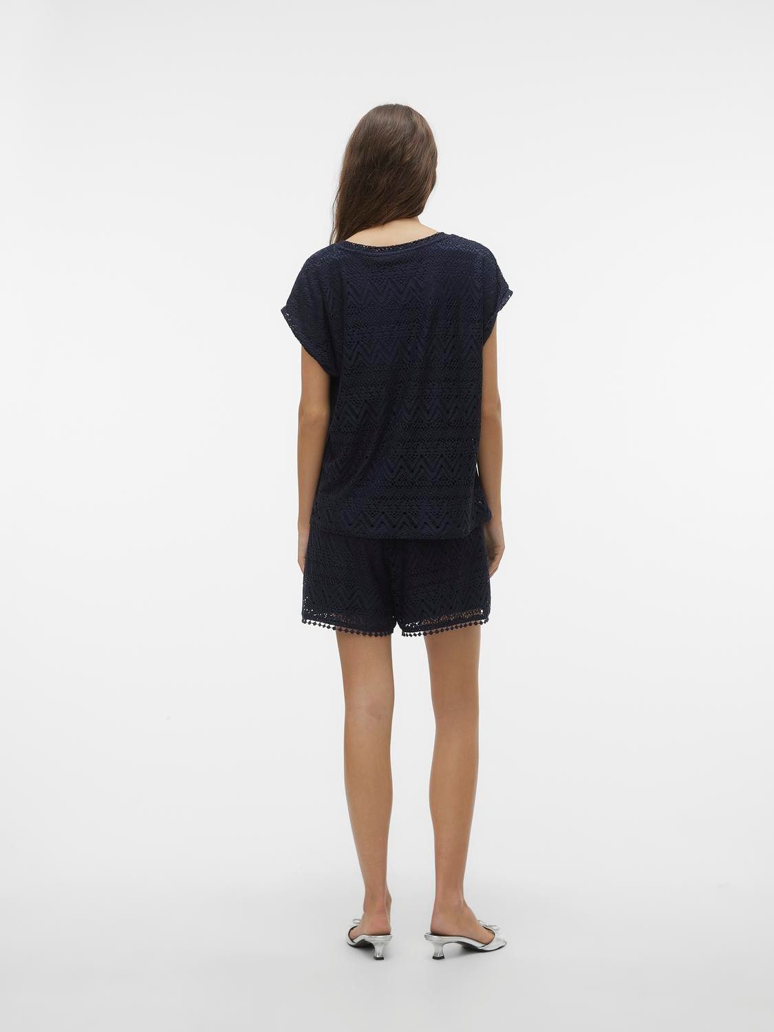 Vero Moda Shirt met korte mouwen VMMAYA AVA TOP JRS SPE