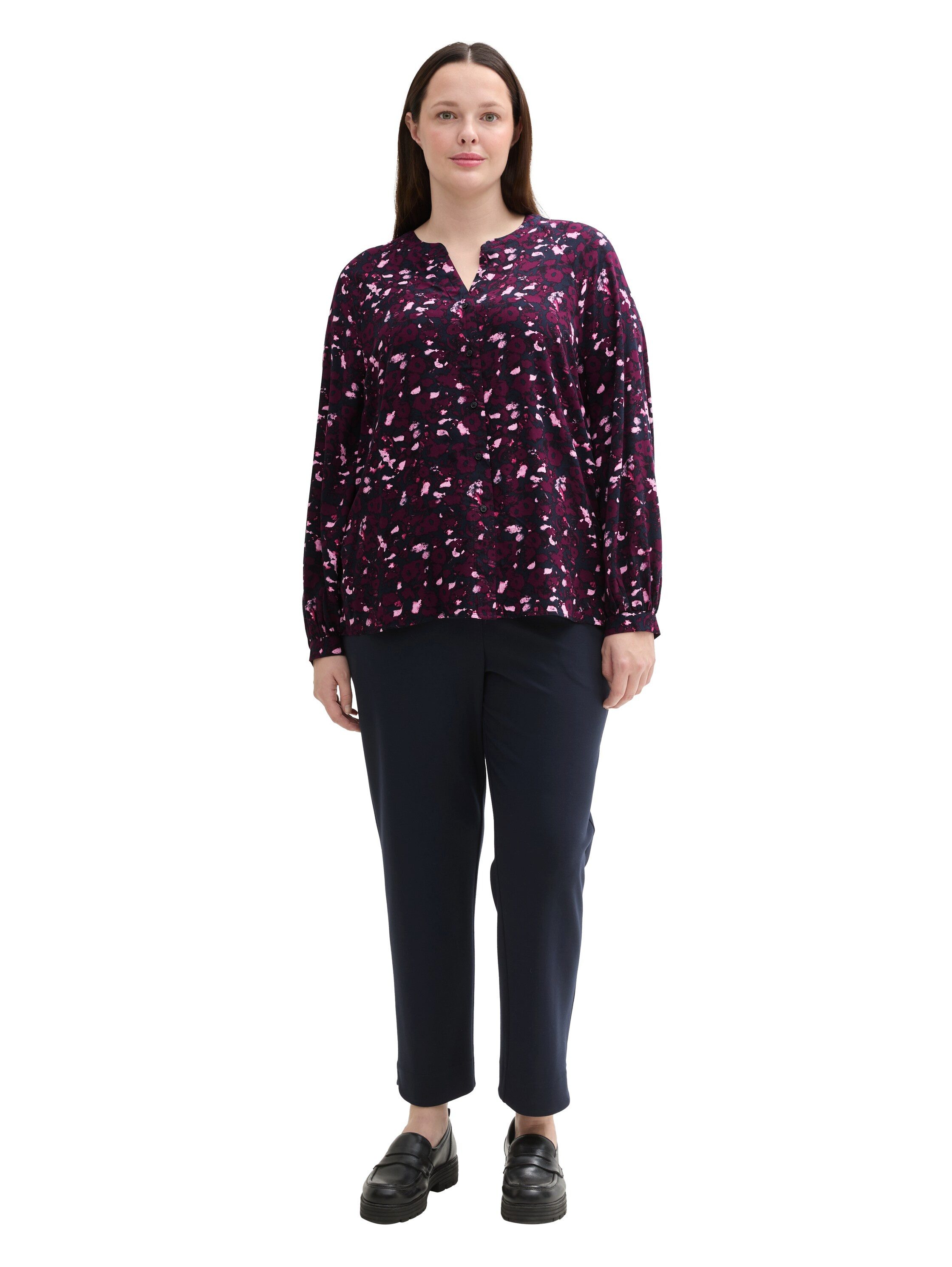 TOM TAILOR MY TRUE ME Blouse met lange mouwen met all-over print
